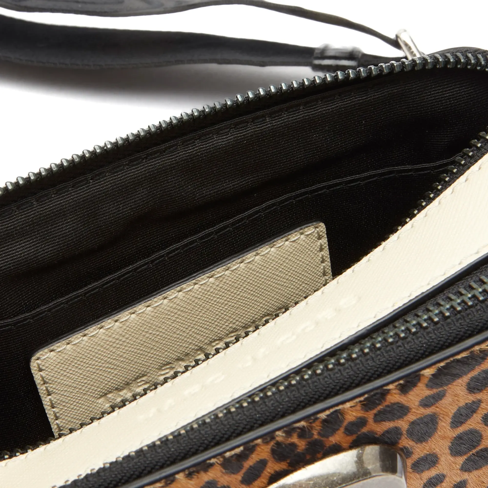 Marc Jacobs Women's The Cheetah Haircalf Snapshot Black Multi