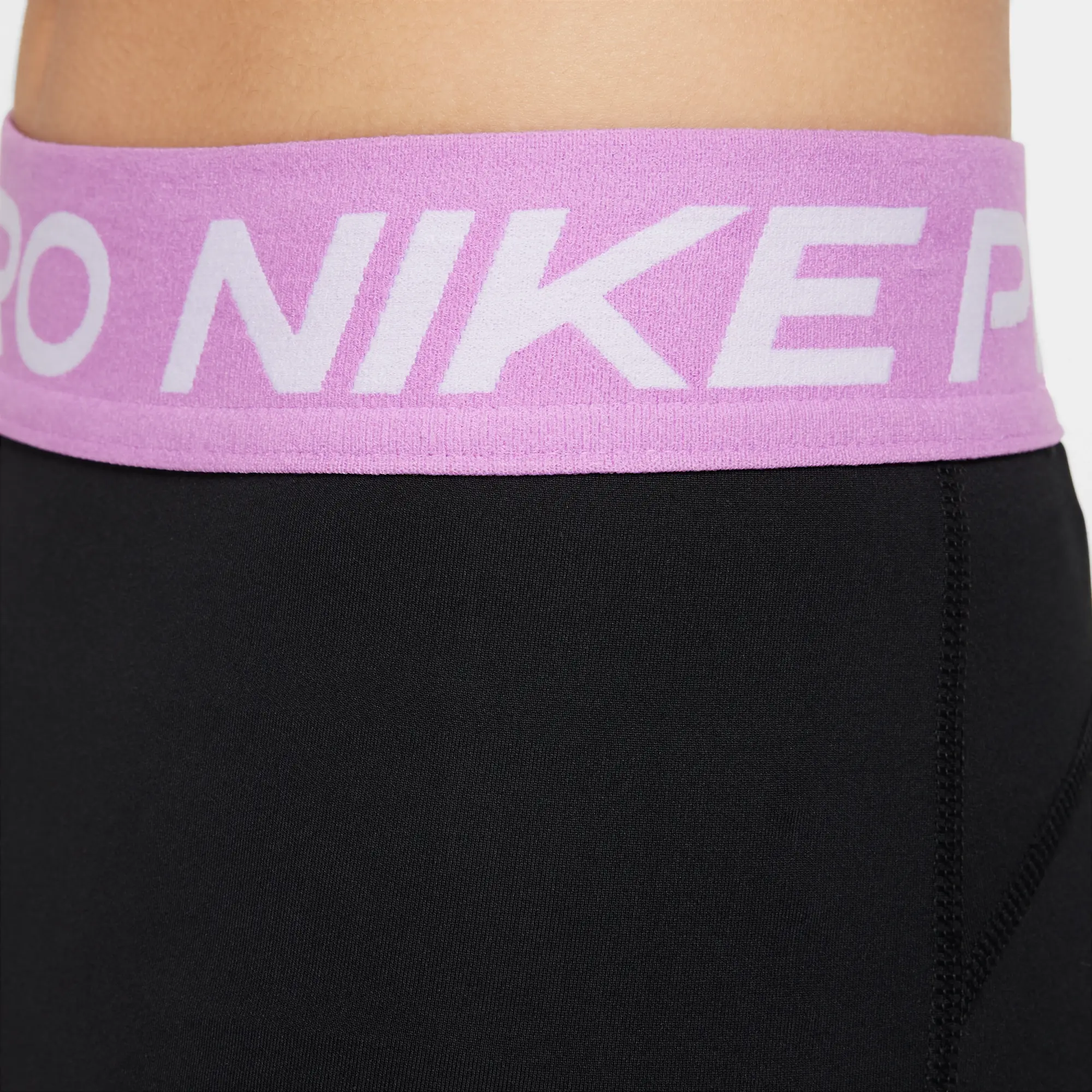 Nike Pro Dri-FIT Older Kids' (Girls') Leggings - Black - Polyester/Elastane