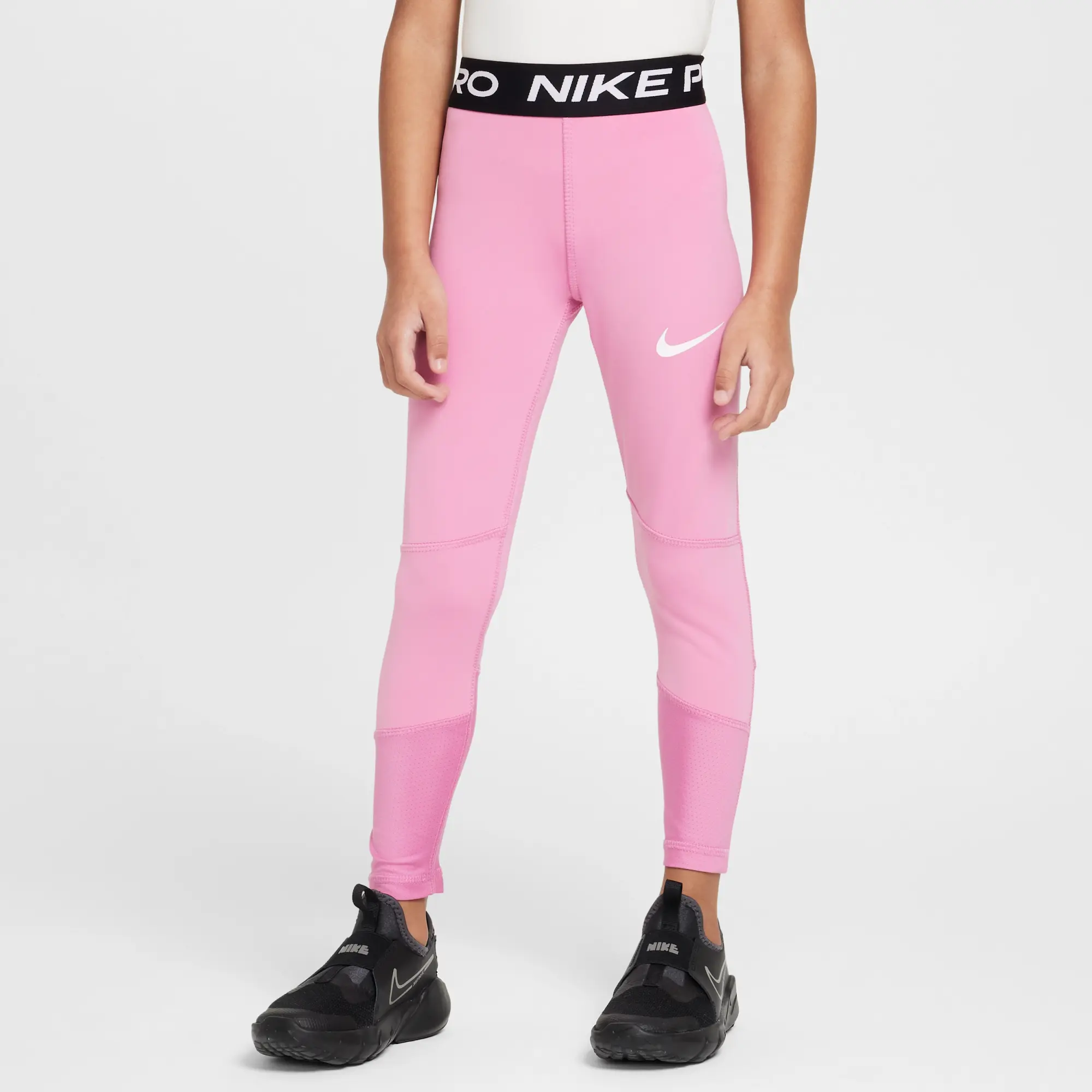 Nike Dri-FIT Pro Younger Kids' Leggings - Pink - Polyester
