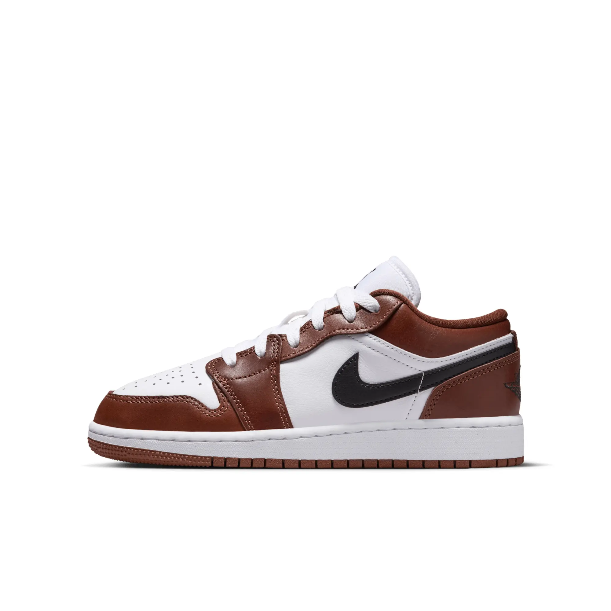 Nike Jordan Jordan Junior Air Jordan 1 Low Trainer - White - Size 4.5 - White