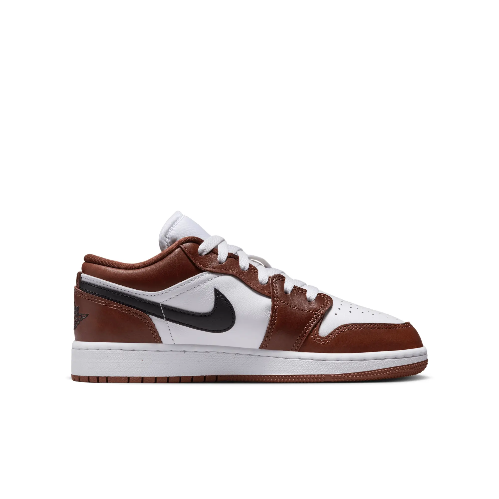 Nike Jordan Jordan Junior Air Jordan 1 Low Trainer - White - Size 4.5 - White