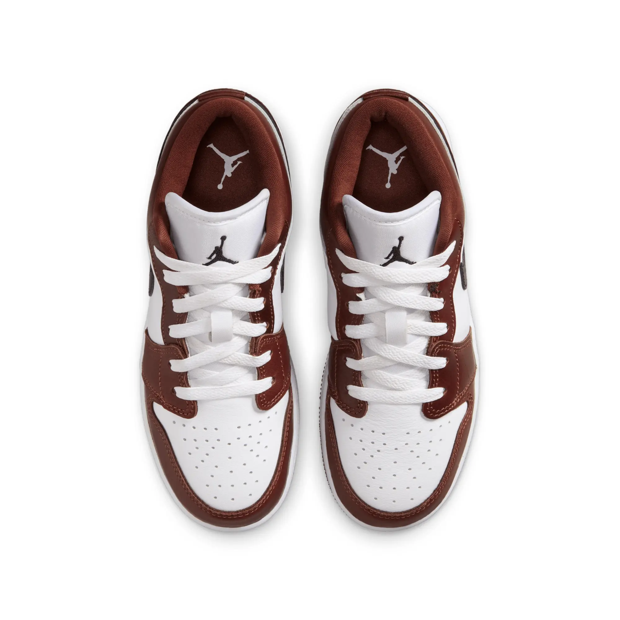 Nike Jordan Jordan Junior Air Jordan 1 Low Trainer - White - Size 4.5 - White