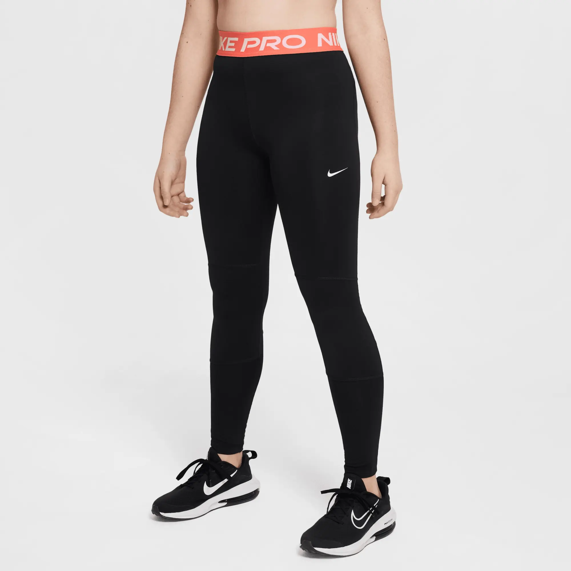 Nike Pro Dri-FIT Older Kids' (Girls') Leggings - Black - Polyester/Elastane