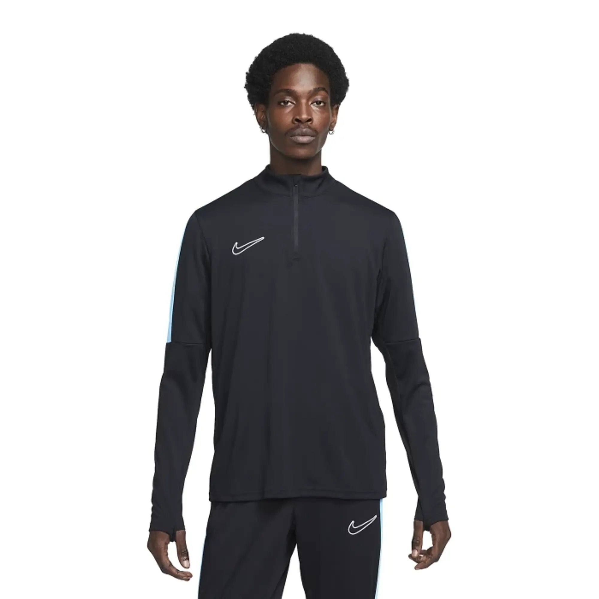 Nike - Black Sky Blue Dri-FIT Academy Sweatshirt