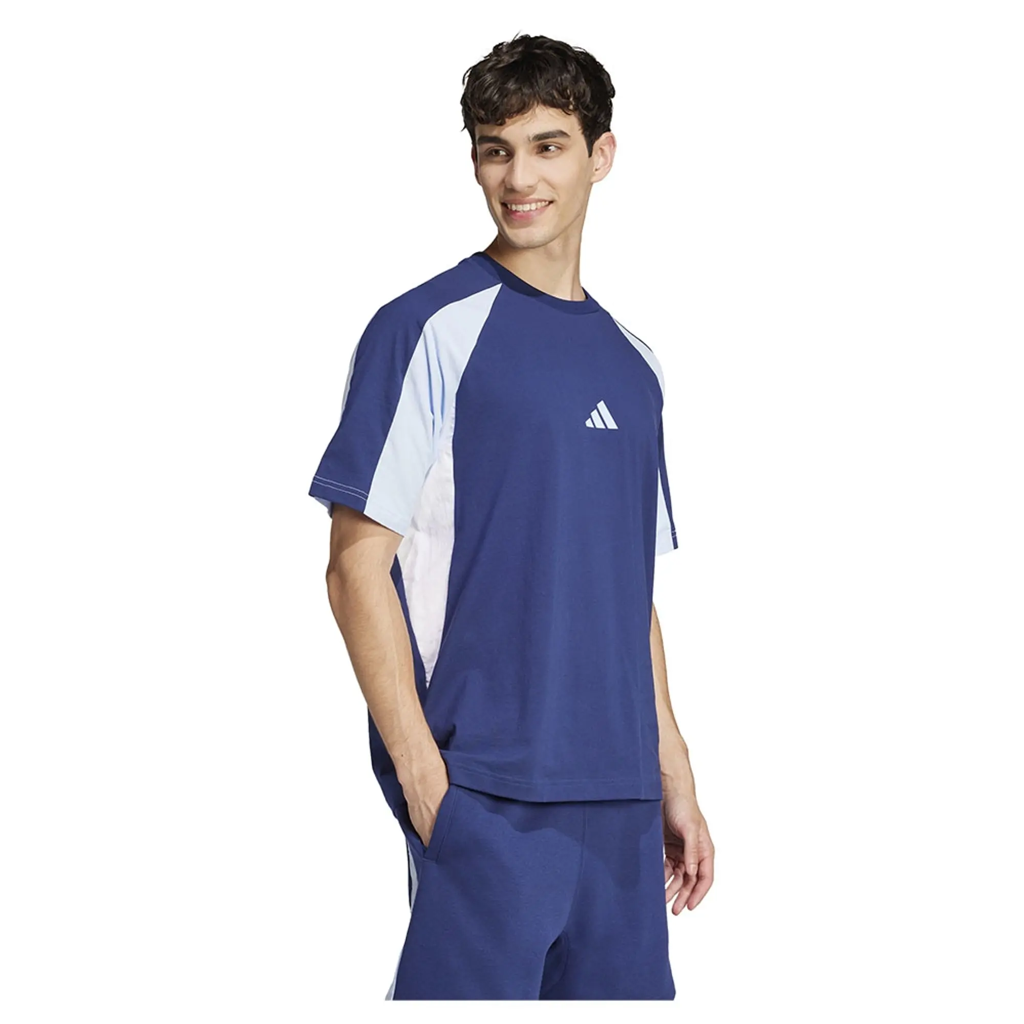 Adidas Seasonal Essentials Colorblock Short Sleeve T-shirt
