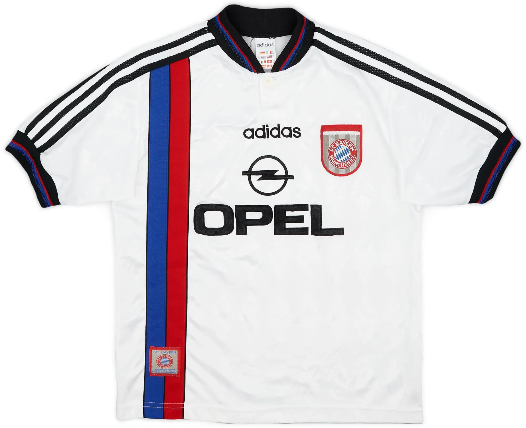 adidas 1996-98 Bayern Munich Away Shirt - 9/10 - (Y)