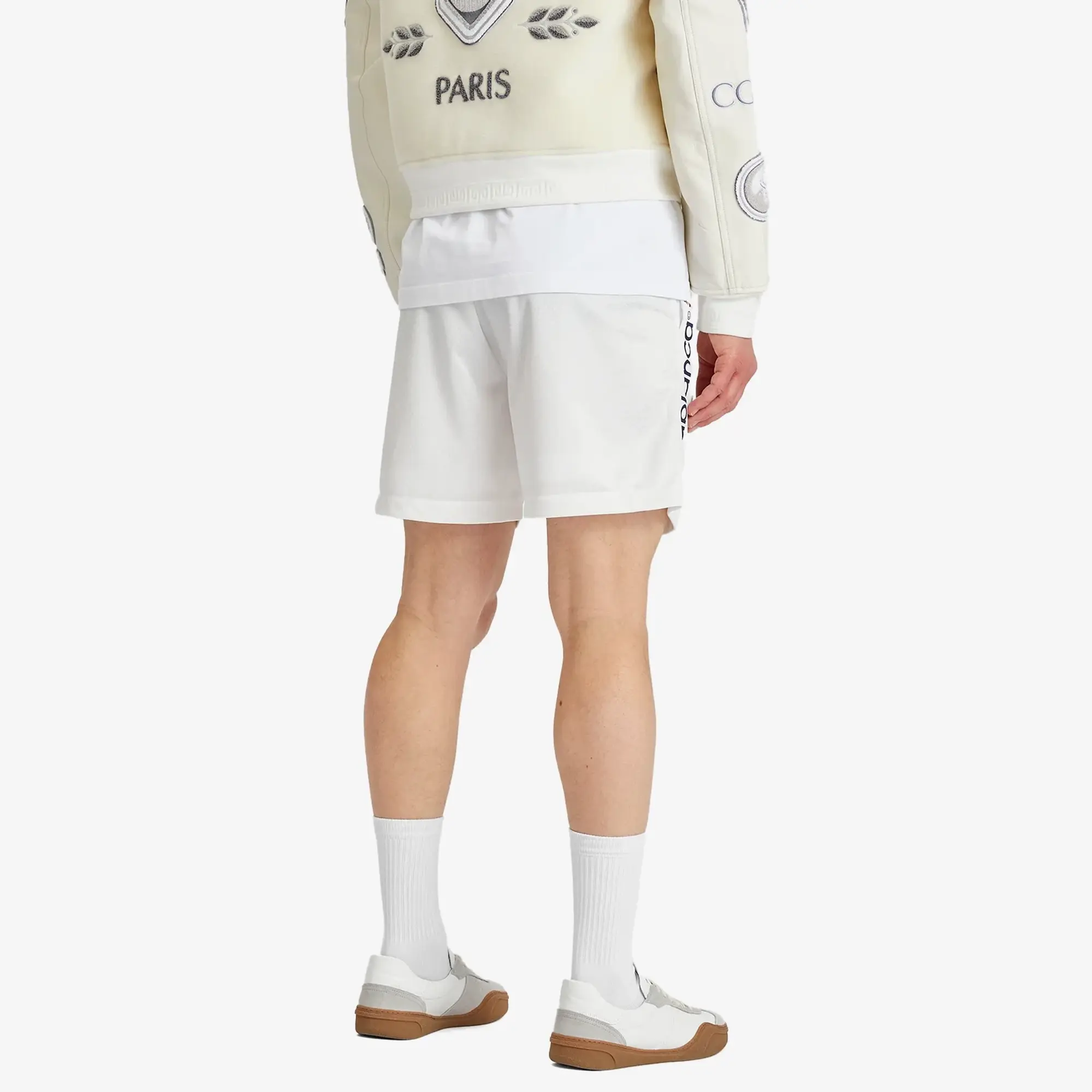 Casablanca Men's Football Shorts Off-White