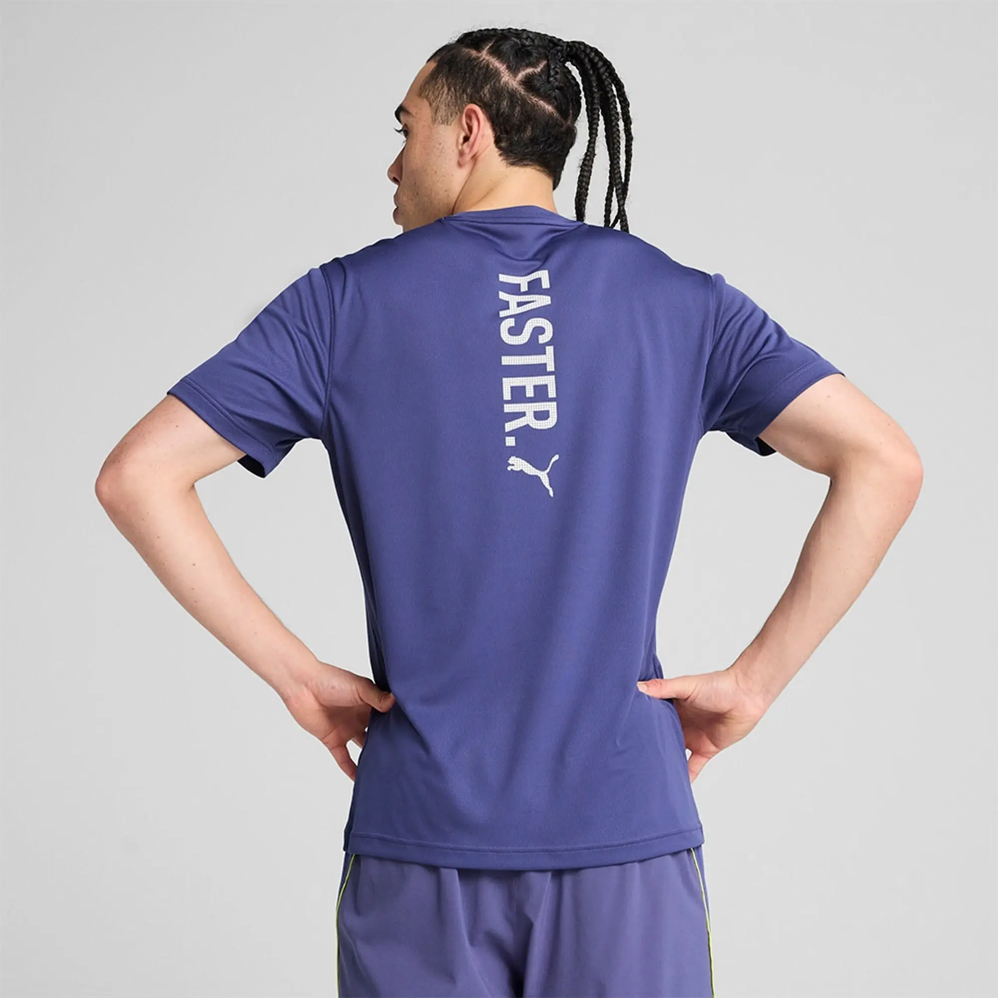 Puma Graphics Running Fas Short Sleeve T-shirt