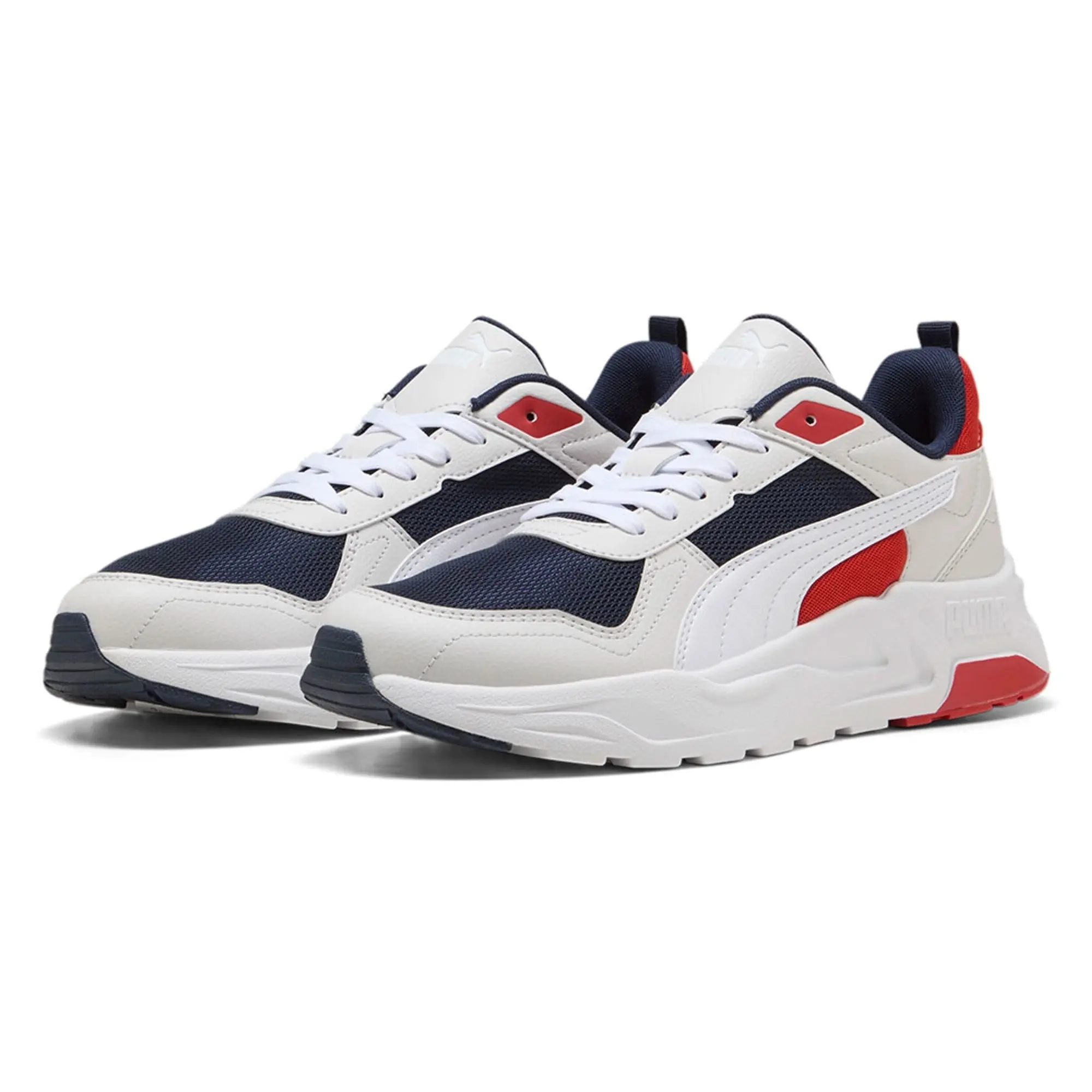 Puma Men's Walking Shoes Trinity Lite - White/Red