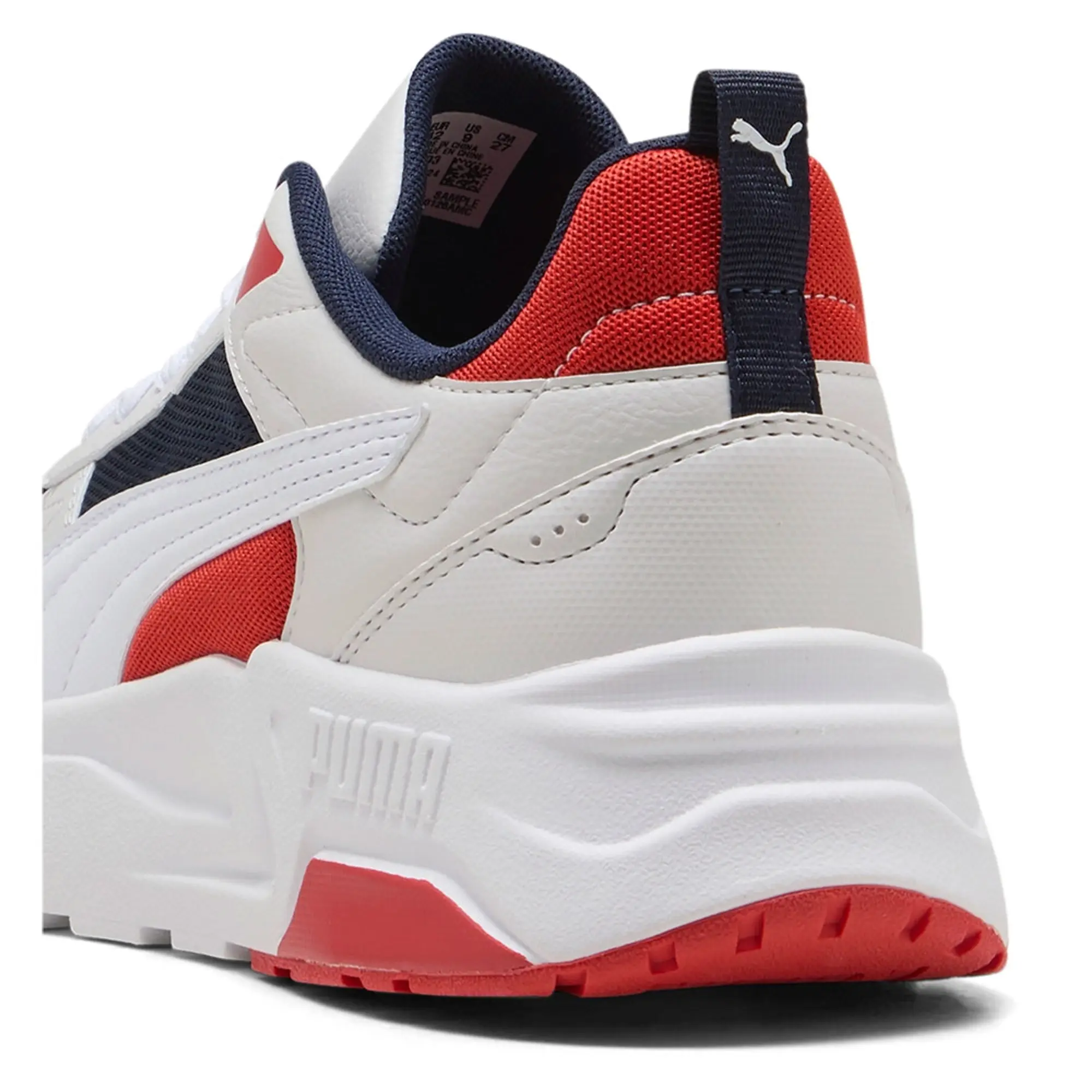 Puma Men's Walking Shoes Trinity Lite - White/Red