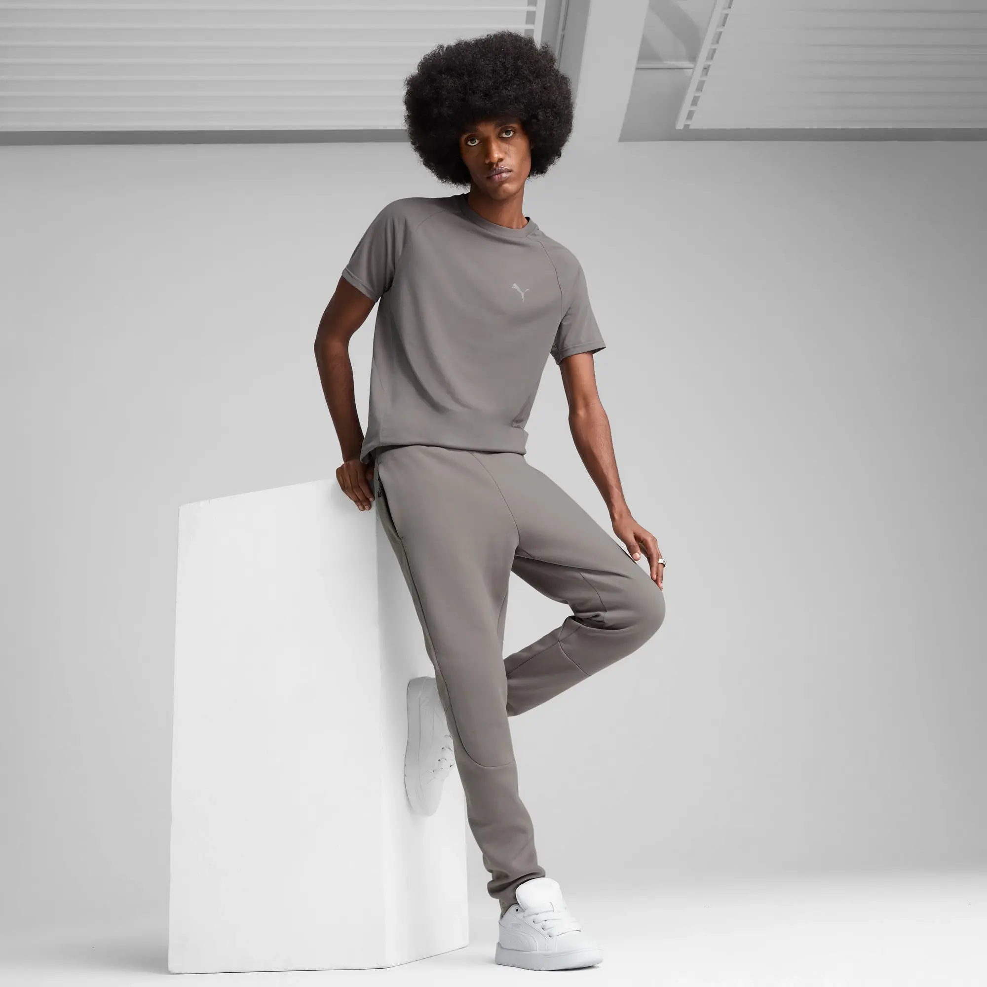 PUMA Evostripe Pants Men, Cast Iron