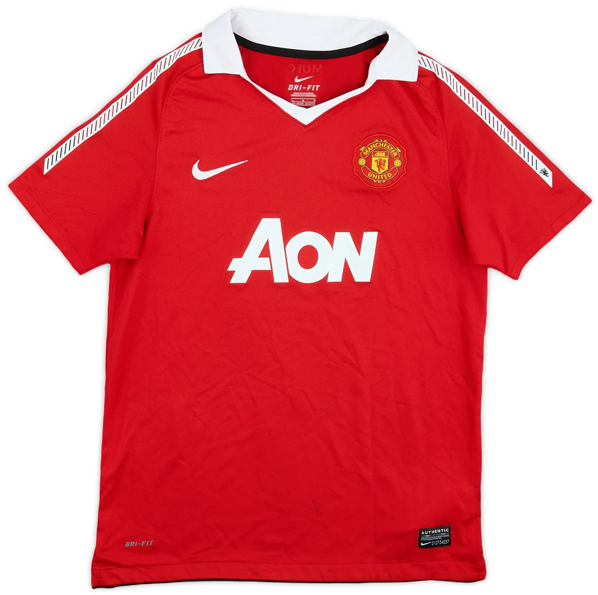 Nike 2010-11 Manchester United Home Shirt - 7/10 - (L.Boys)