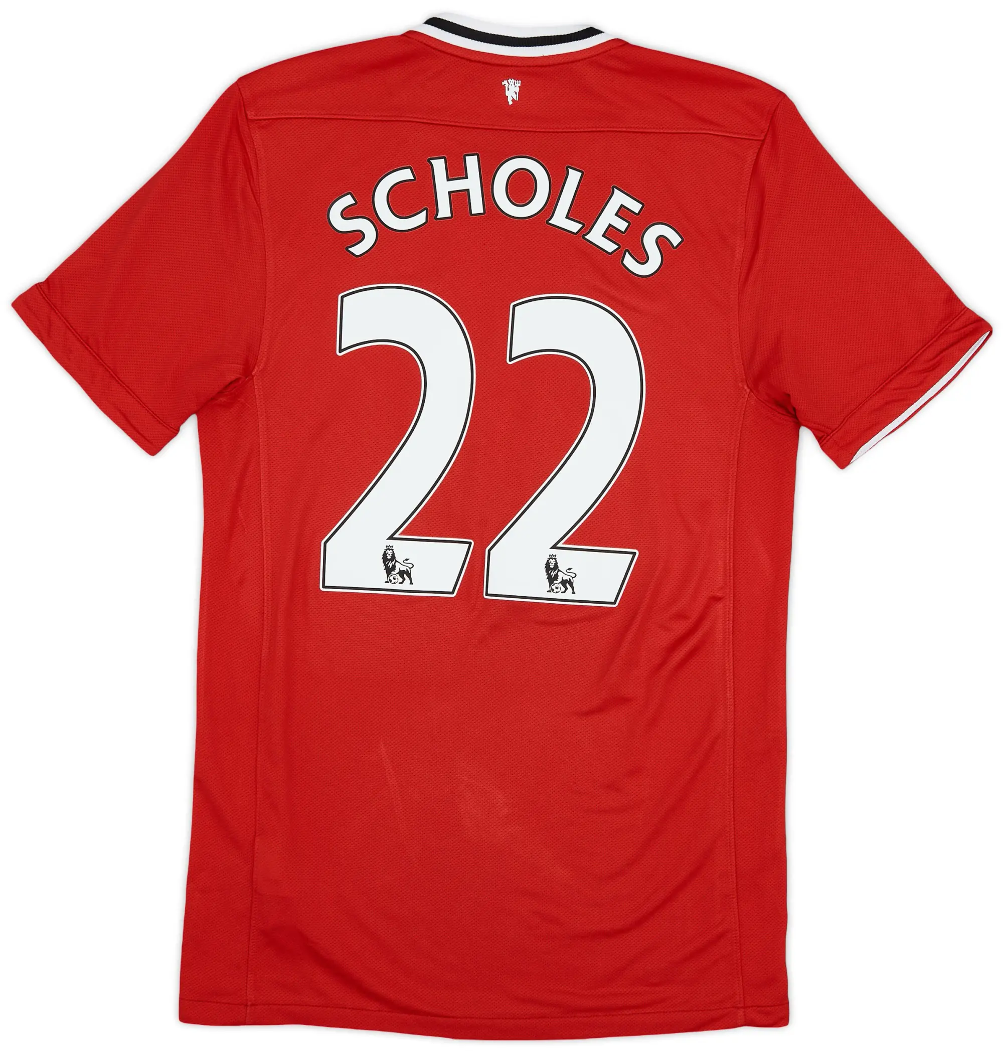 Nike 2011-12 Manchester United Home Shirt Scholes #22 - 7/10 - (S)