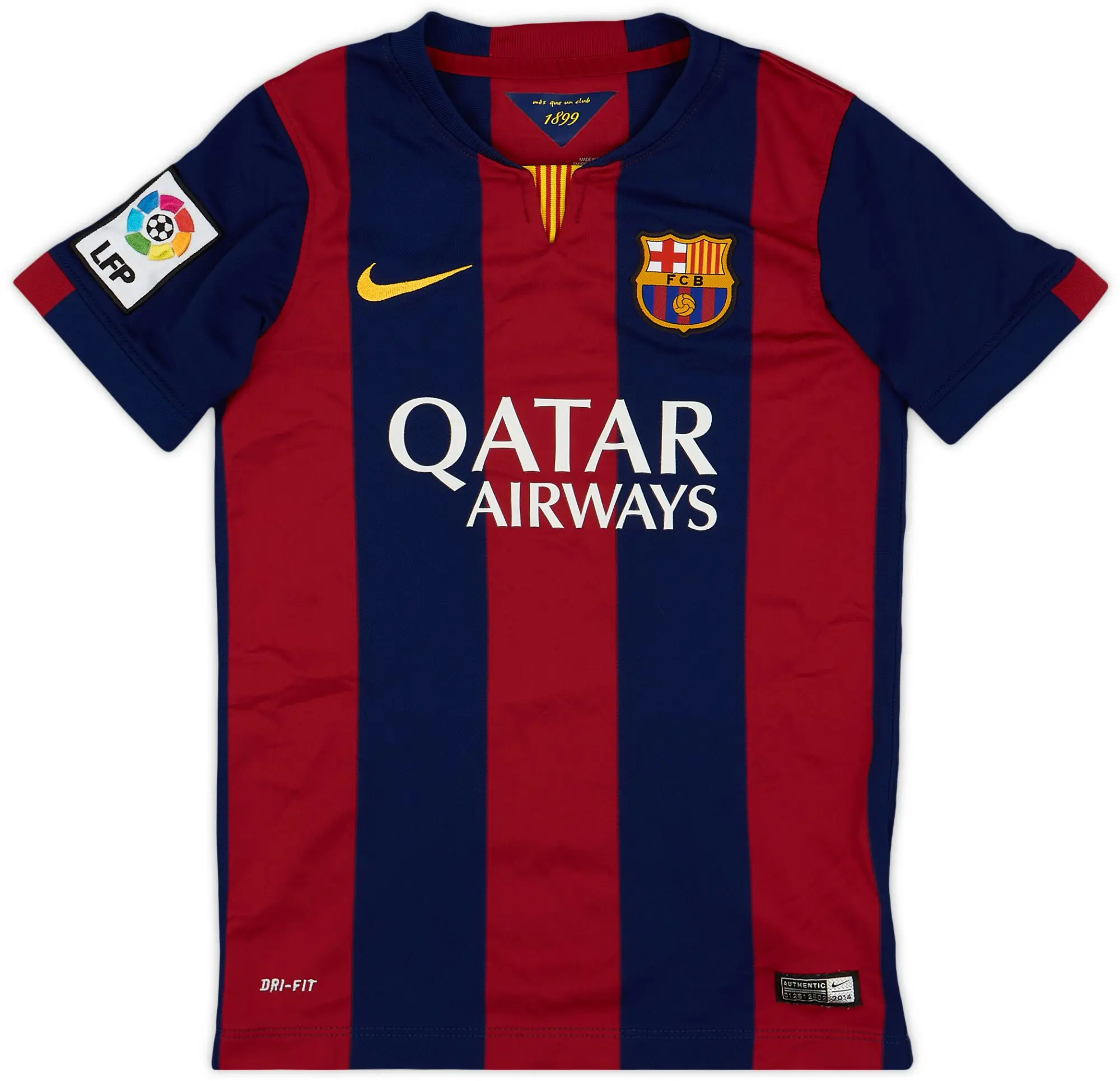Nike 2014-15 Barcelona Home Shirt - 8/10 - (S.Boys)