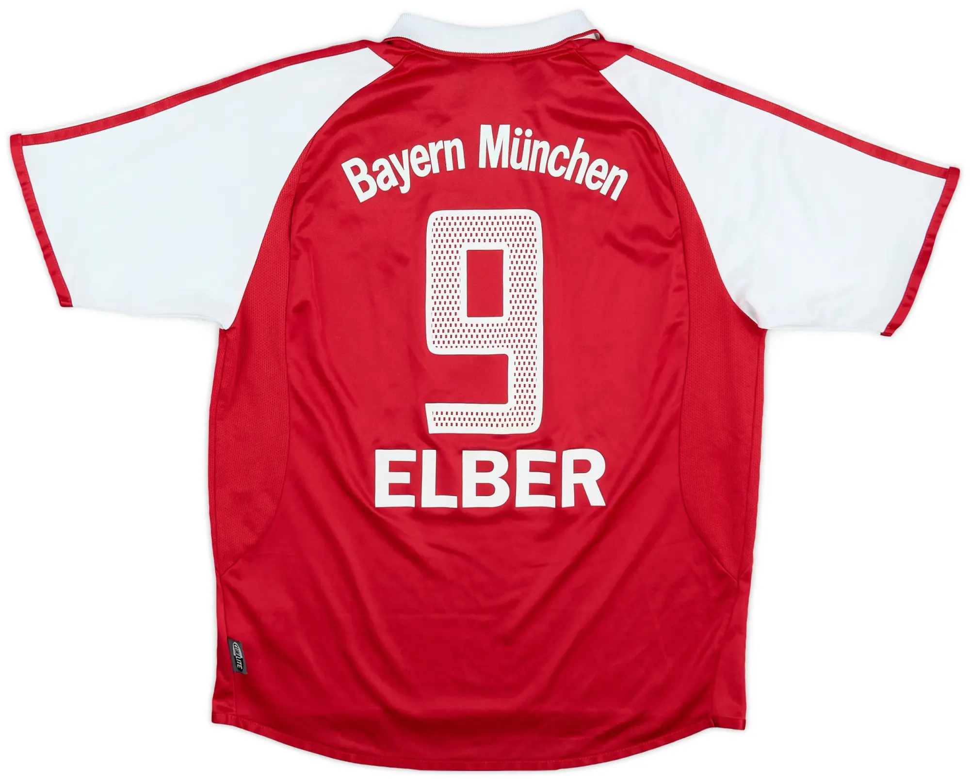 adidas 2003-04 Bayern Munich Home Shirt Elber #9 - 7/10 - (XL.Boys)