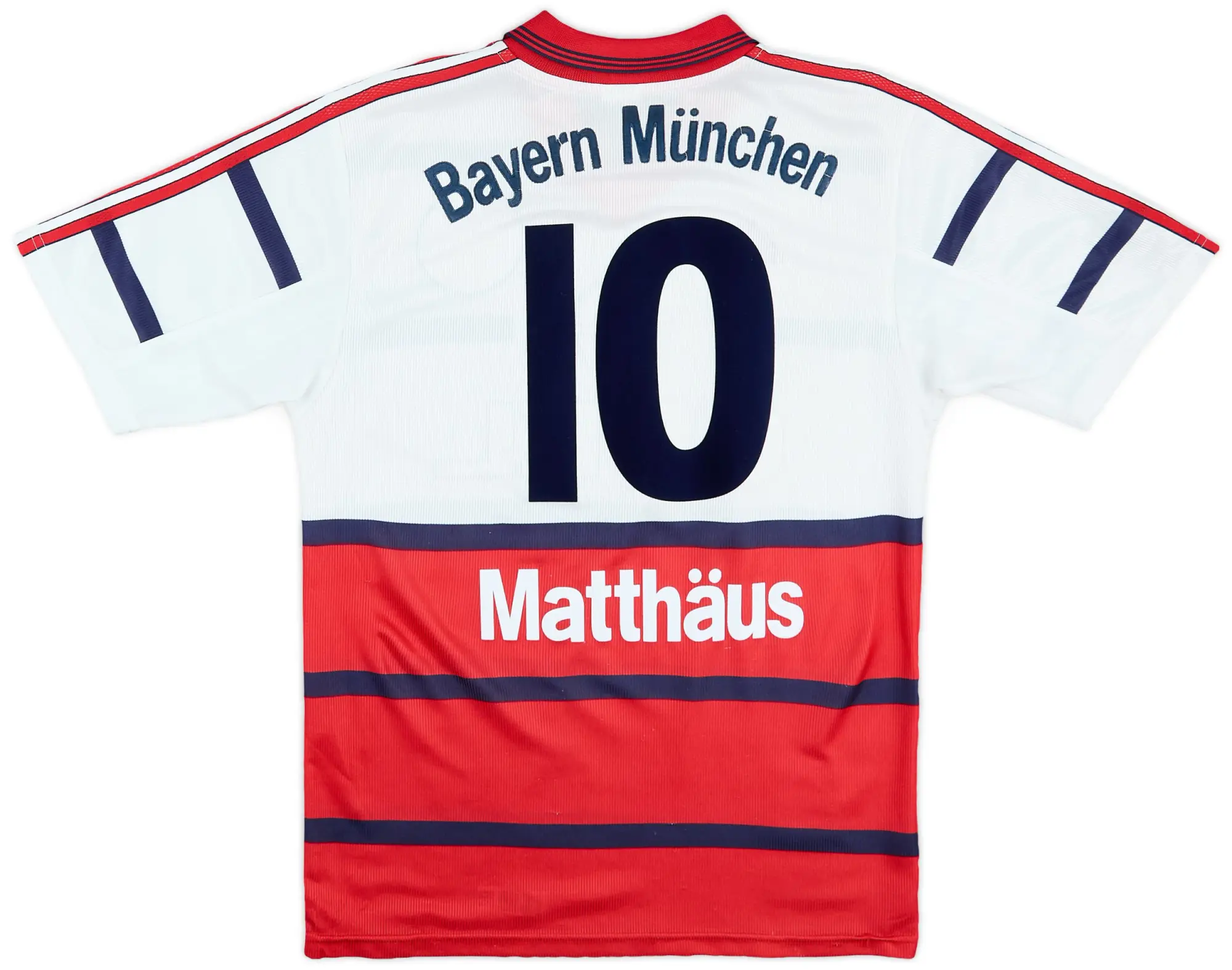 adidas 1998-00 Bayern Munich Away Shirt Matthaus #10 - 5/10 - (S)