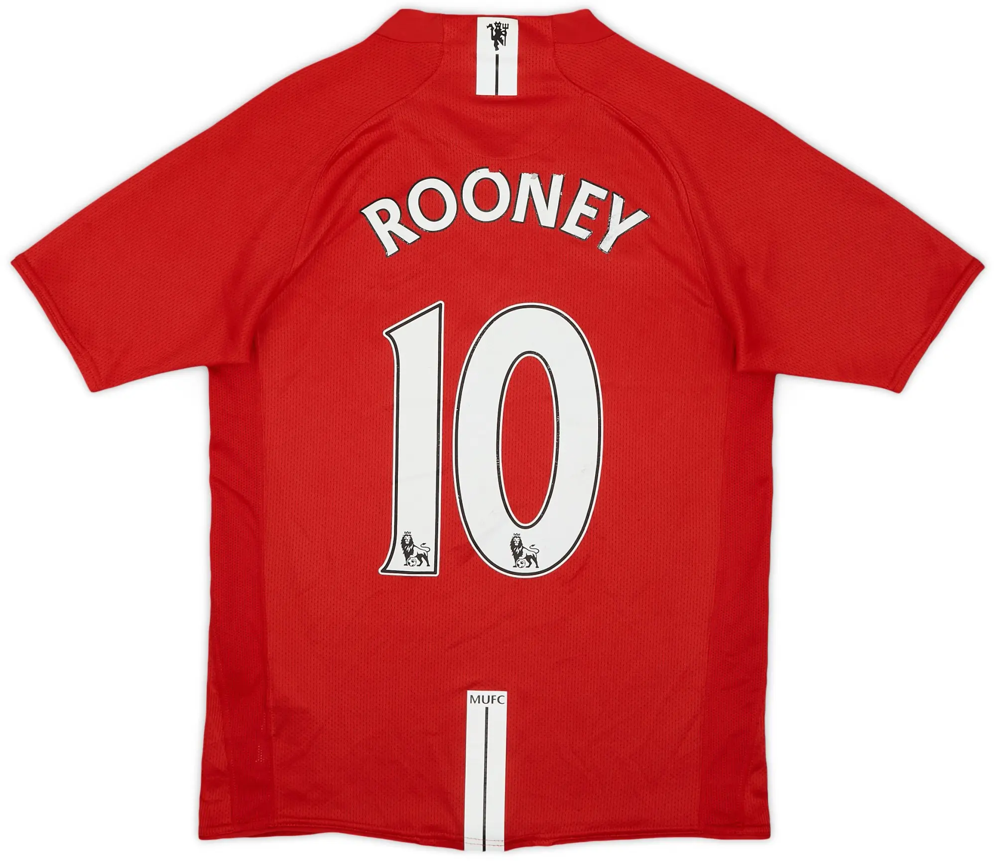 Nike 2007-09 Manchester United Home Shirt Rooney #10 - 5/10 - (XL.Boys)