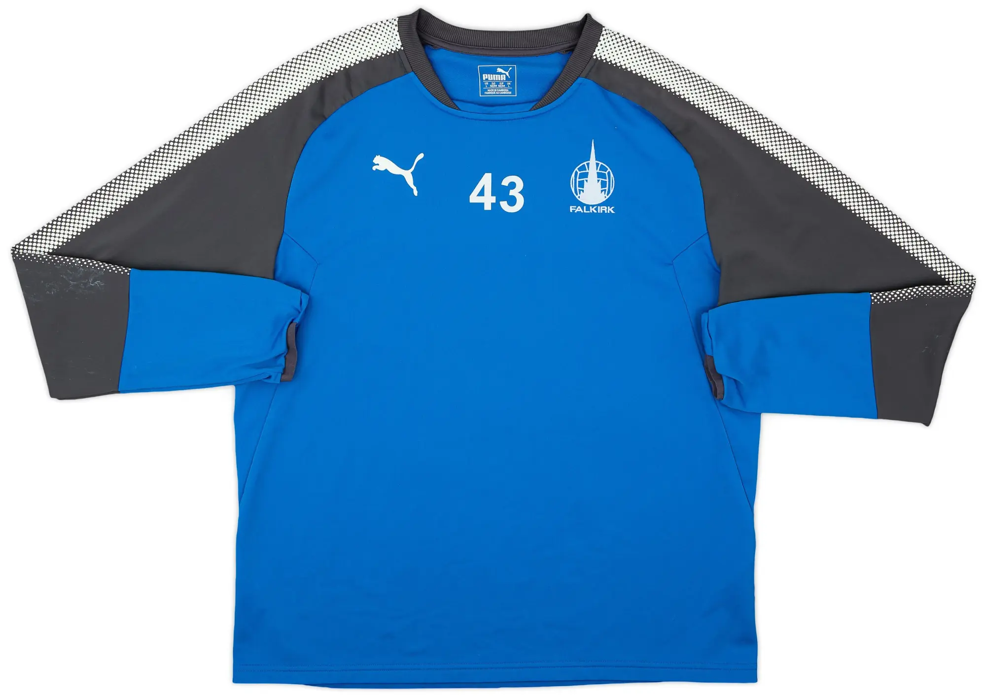 2017-18 Falkirk Player Issue Puma Sweat Top #43 - 6/10 - (L)