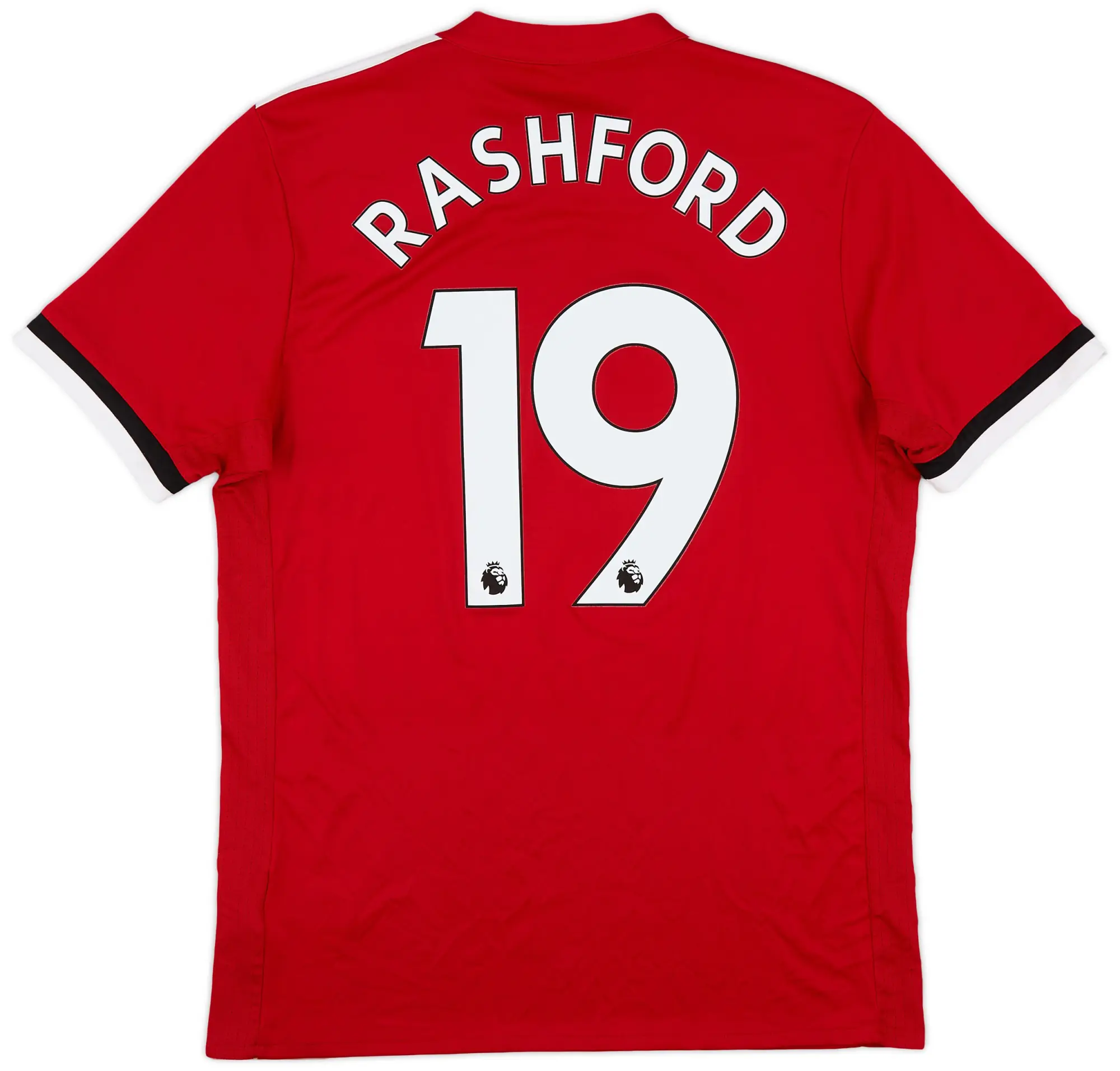 adidas 2017-18 Manchester United Home Shirt Rashford #19 - 8/10 - (M)