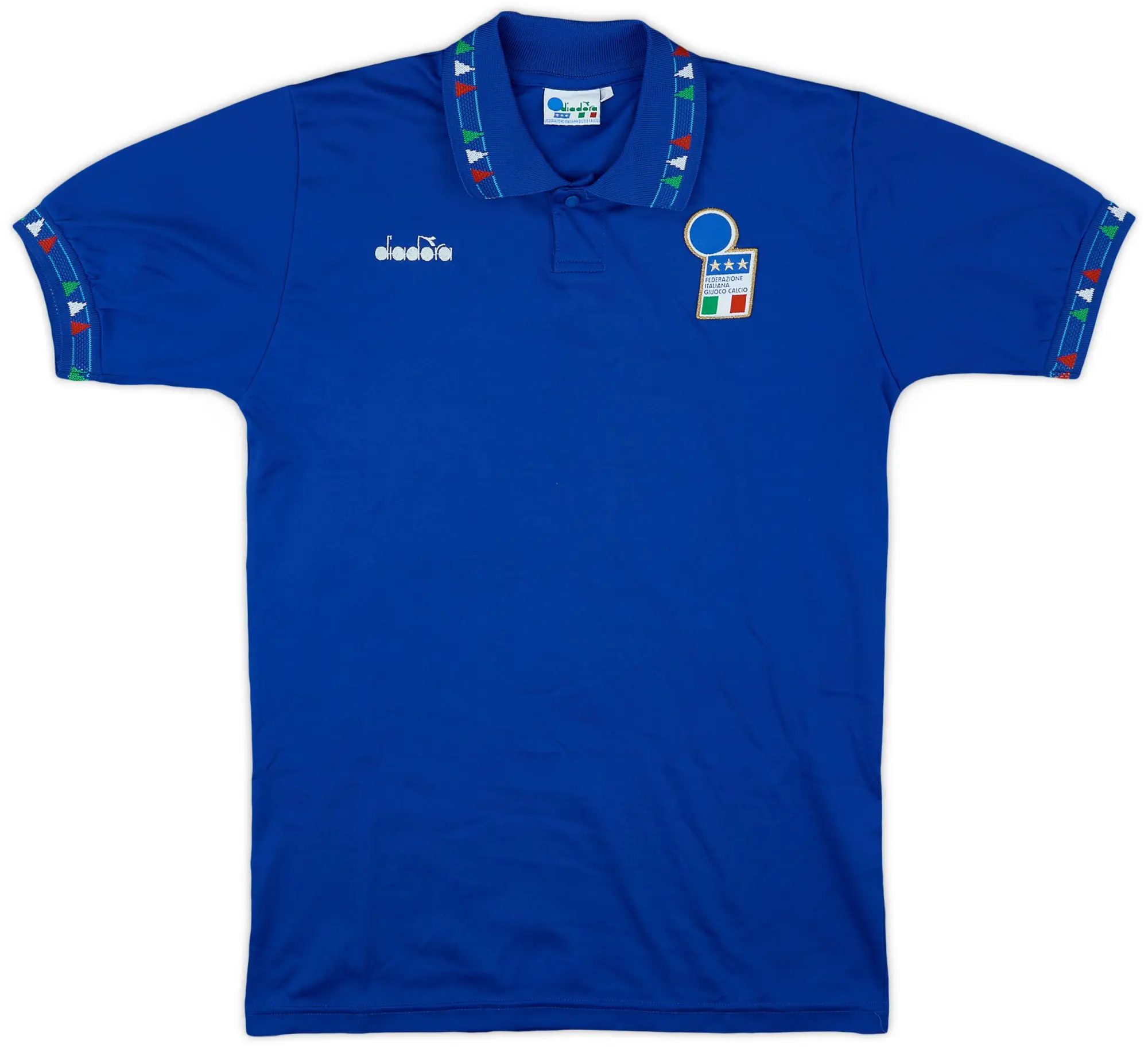 Diadora 1992-93 Italy Home Shirt - 8/10 - (XL.Boys)