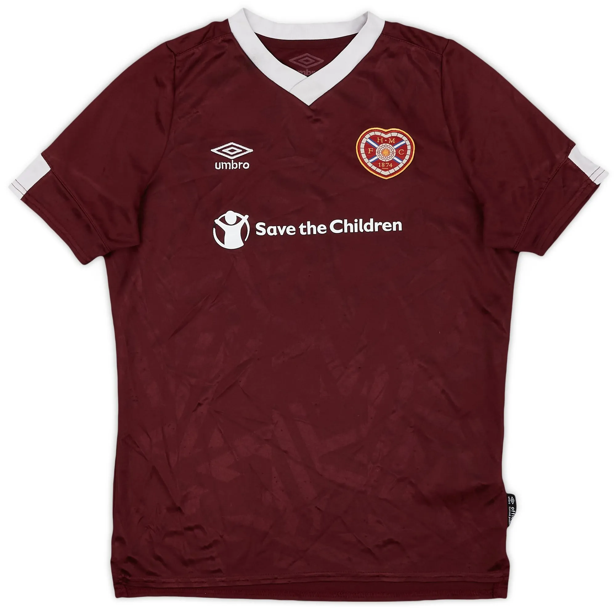 Umbro Heart of Midlothian Boys SS Home Shirt 2017/18