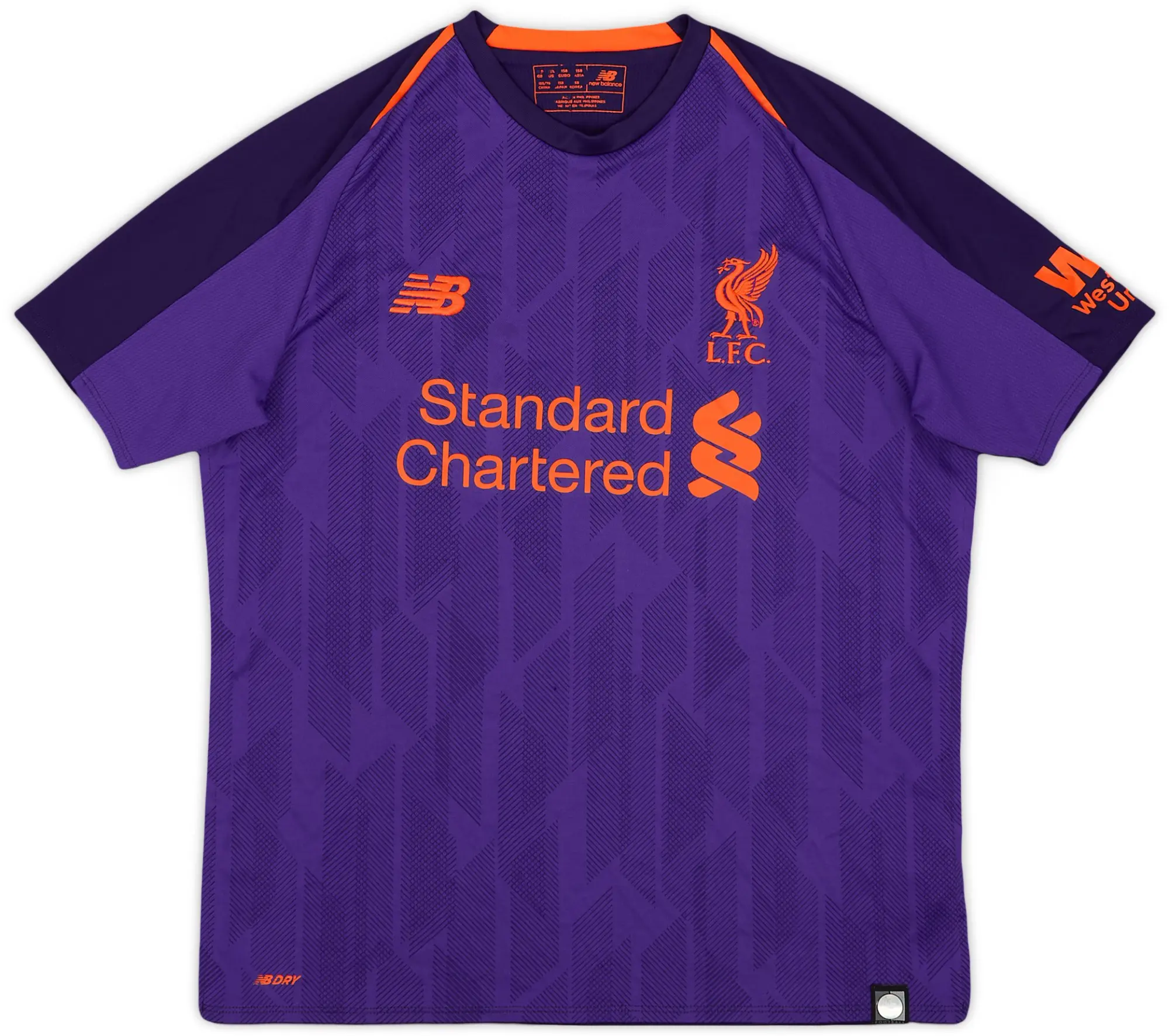 NewBalance 2018-19 Liverpool Away Shirt - 9/10 - (XL.Boys)