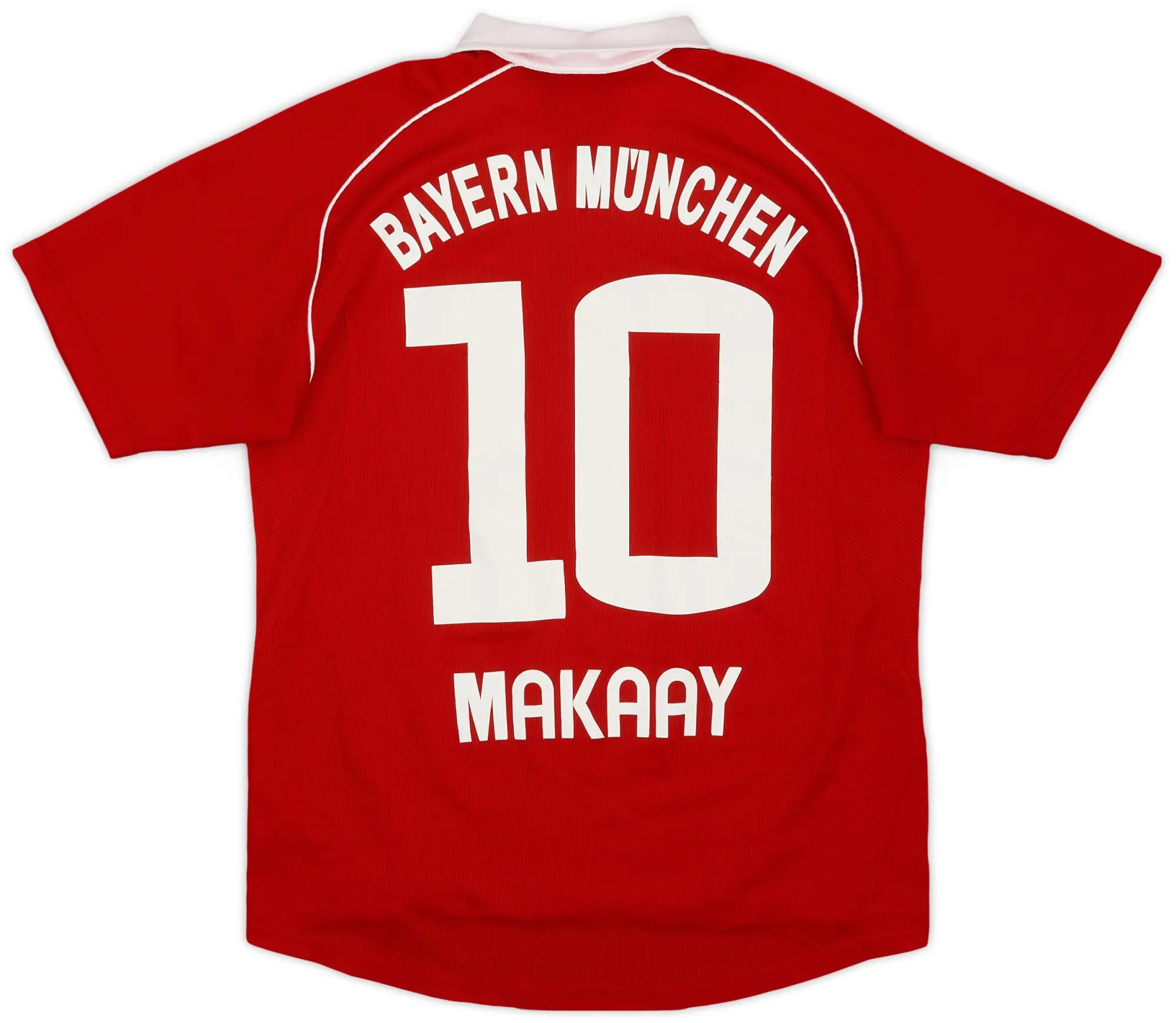 adidas 2005-06 Bayern Munich Home Shirt Makaay #10 - 8/10 - (XL.Boys)