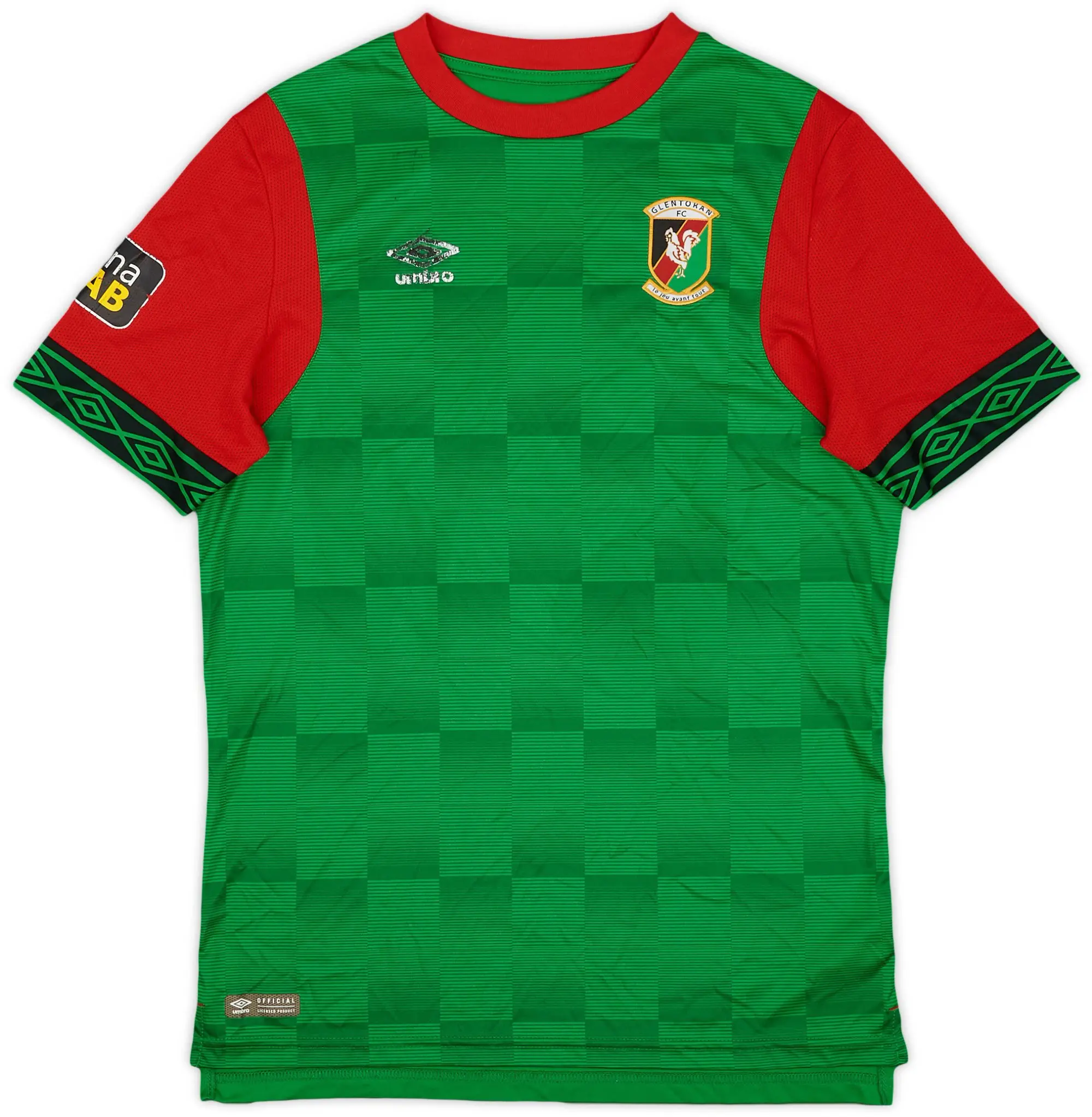 Umbro 2018-19 Glentoran Home Shirt - 4/10 - (XL.Boys)