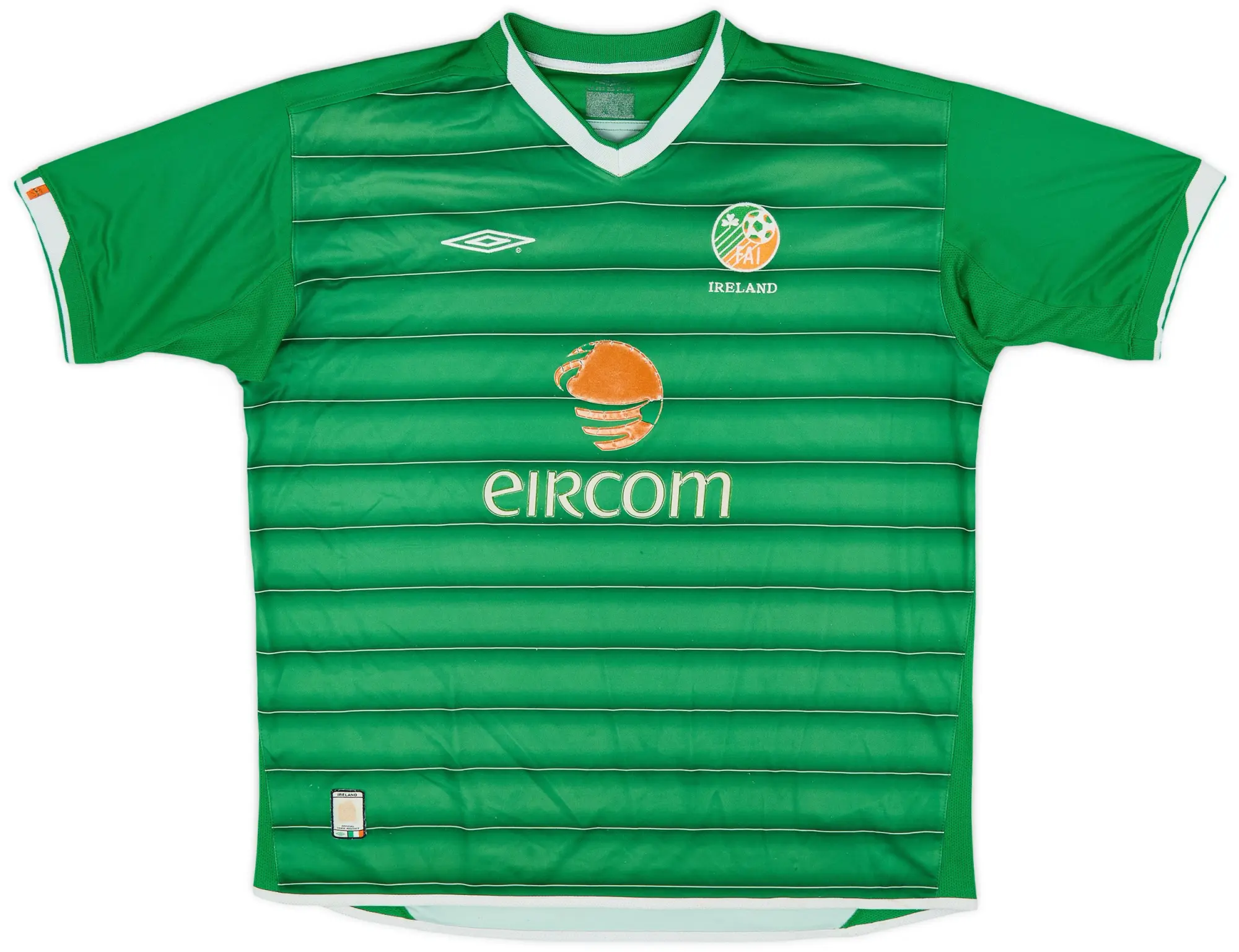 Umbro 2003-04 Ireland Home Shirt - 5/10 - (XXL)