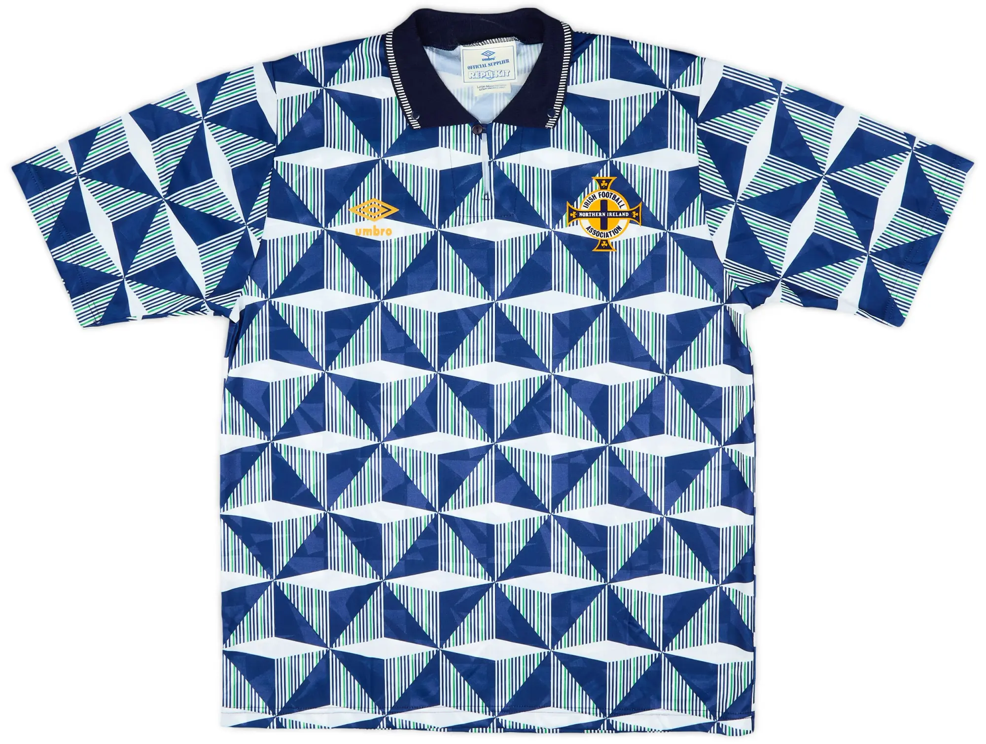 Umbro 1990-92 Northern Ireland Away Shirt - 8/10 - (L)