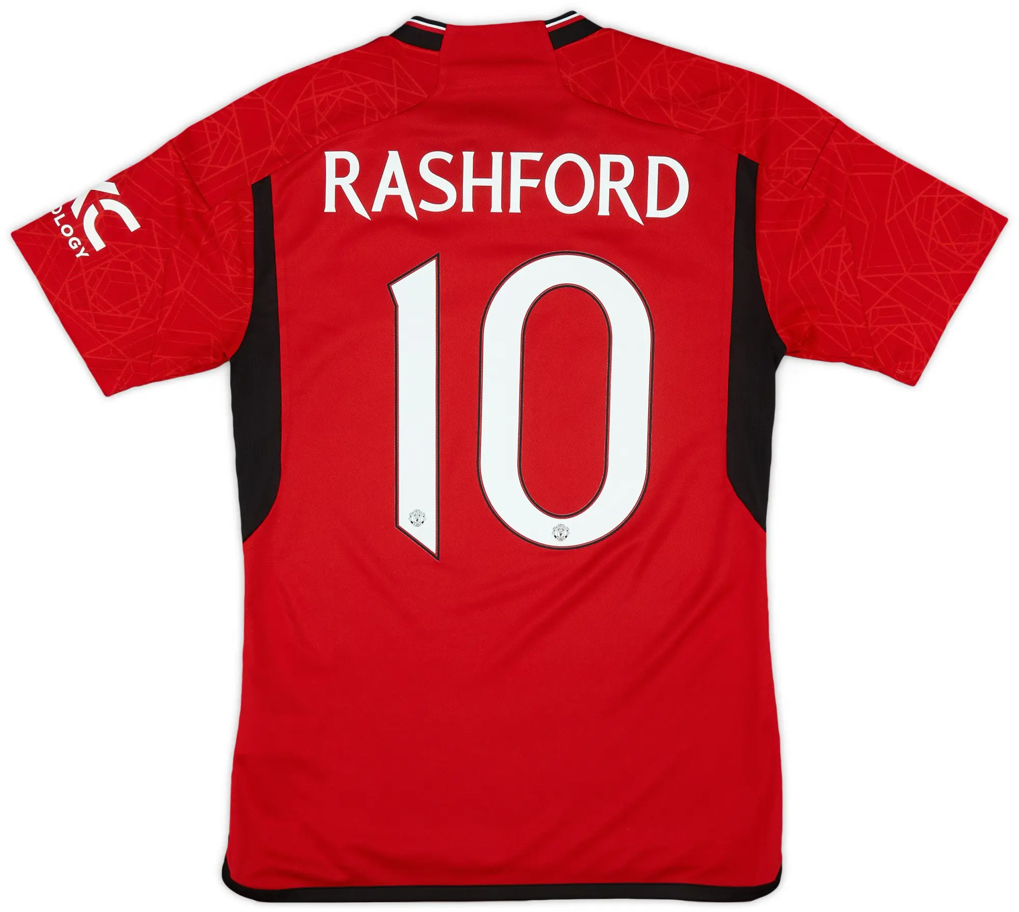 adidas 2023-24 Manchester United Home Shirt Rashford #10 - 9/10 - (S)