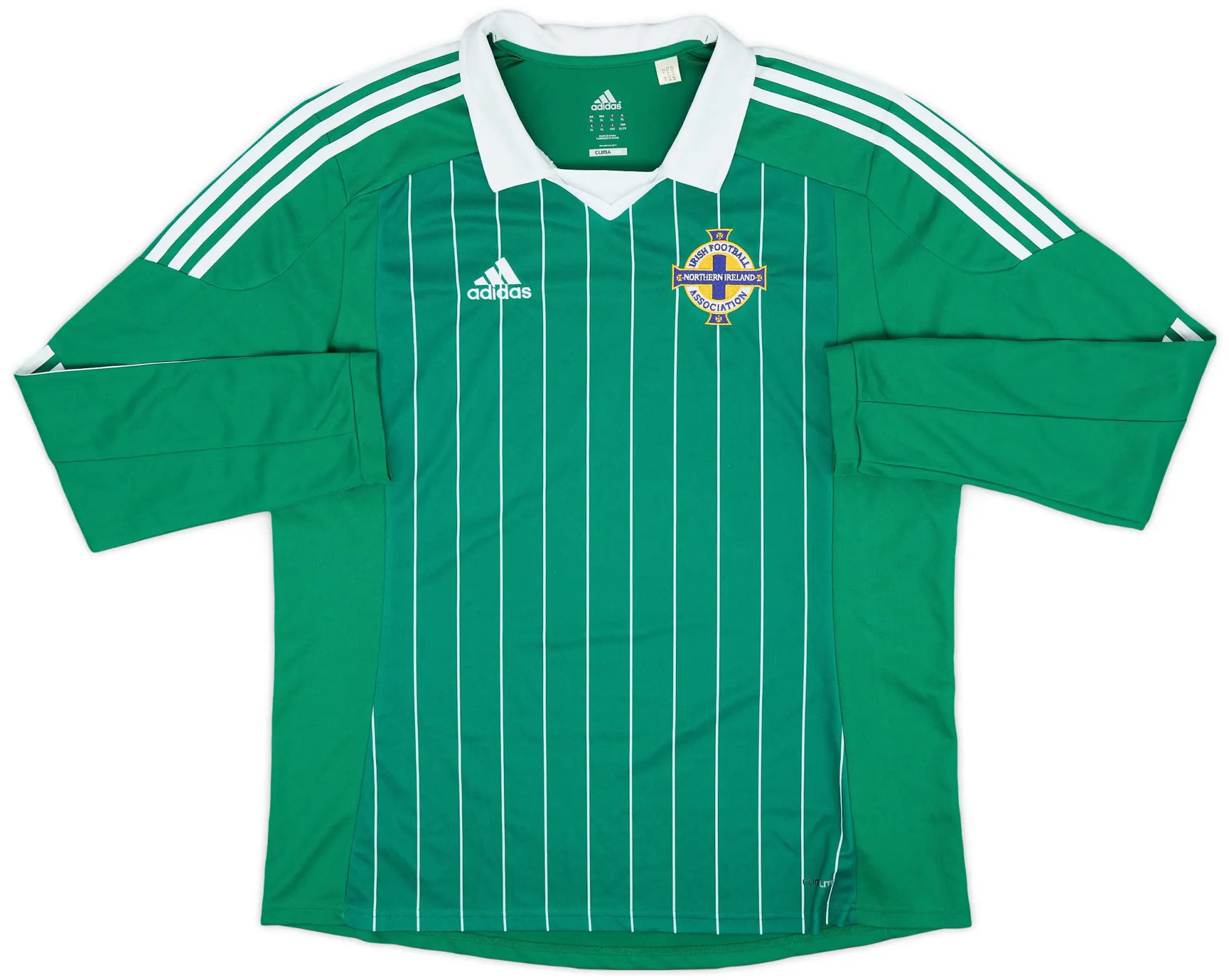 adidas 2012-13 Northern Ireland Home L/S Shirt - 7/10 - (XL)
