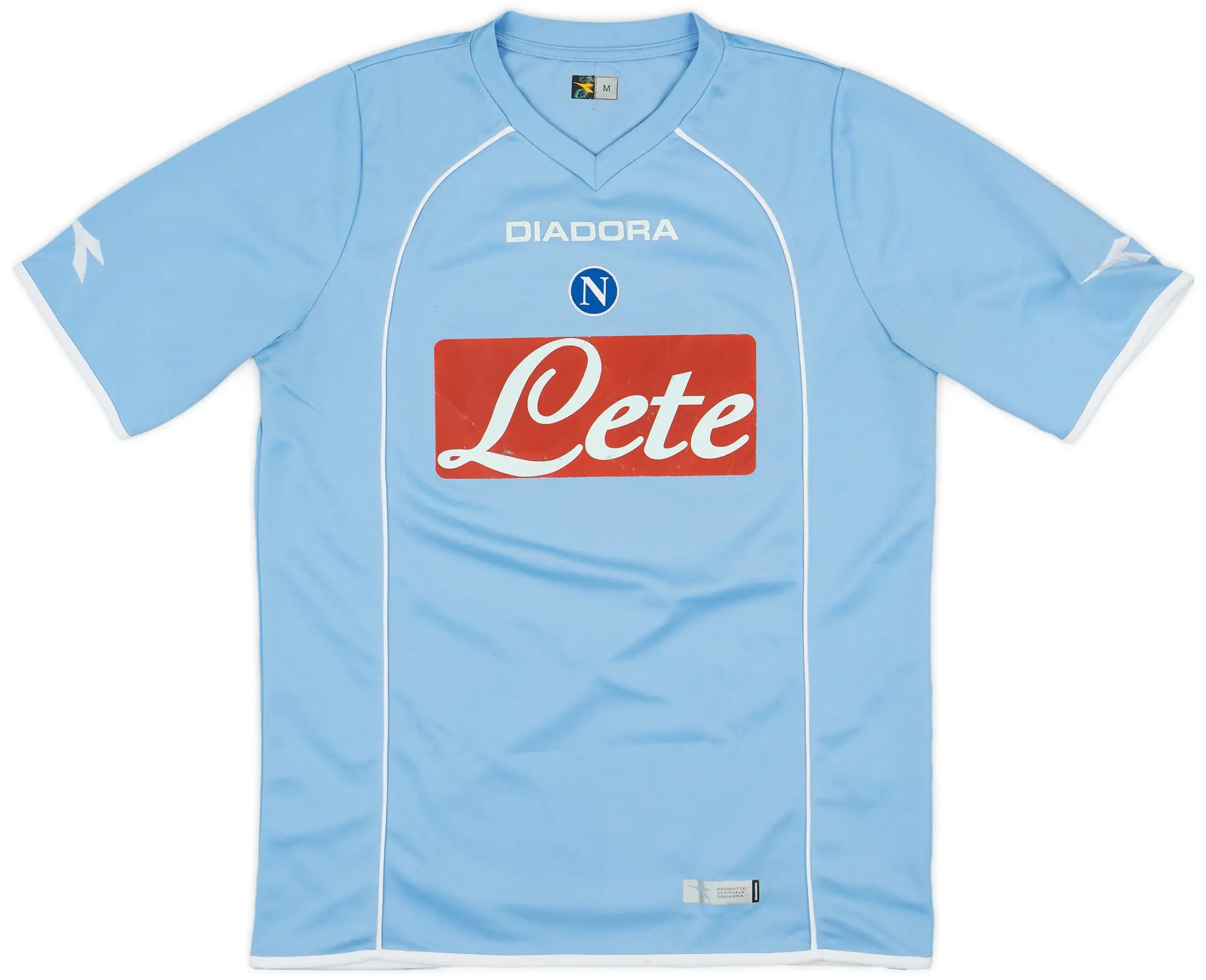 Diadora 2006-07 Napoli Home Shirt - 6/10 - (M)