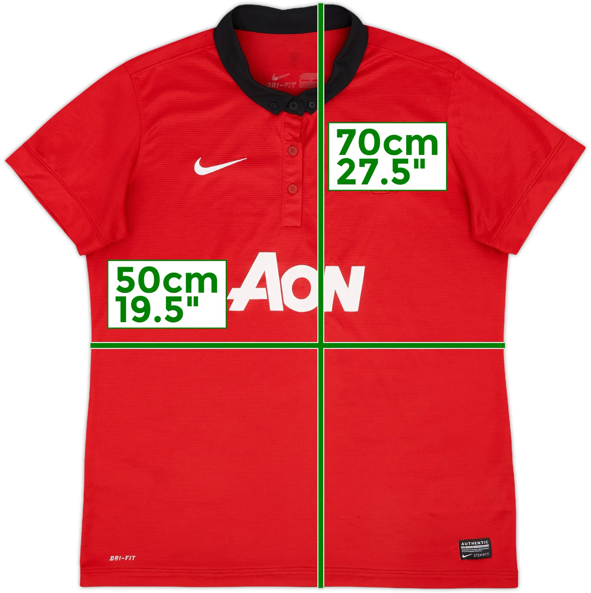 Nike Manchester United Mens SS Home Shirt 2013/14