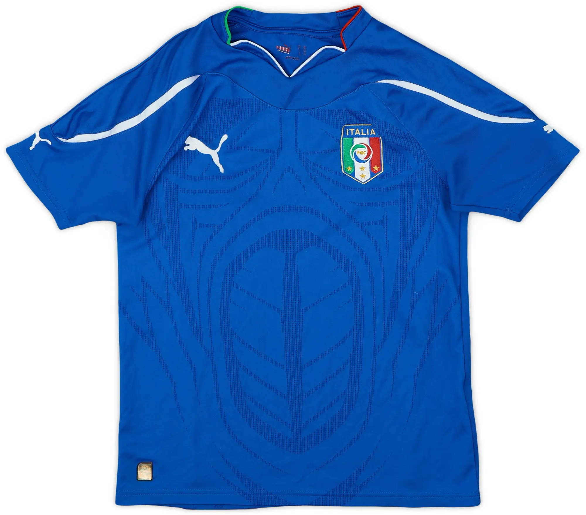 Puma 2010-12 Italy Home Shirt - 8/10 - (L.Boys)