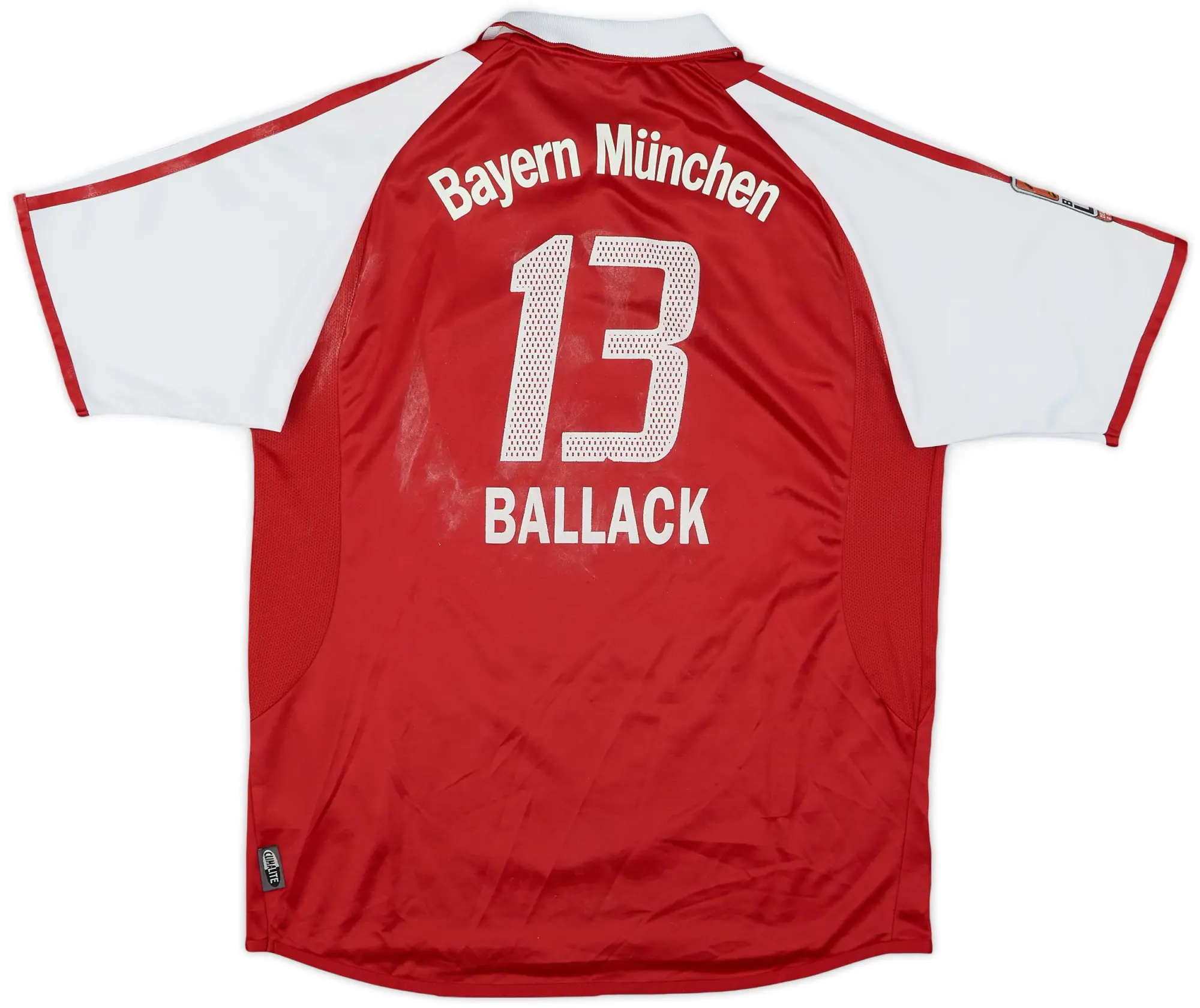 adidas 2003-04 Bayern Munich Home Shirt Ballack #13 - 4/10 - (XL.Boys)