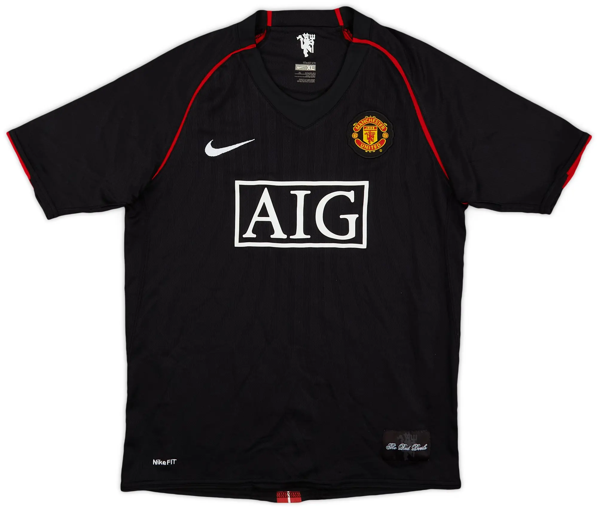Nike 2007-08 Manchester United Away Shirt - 7/10 - (XL.Boys)