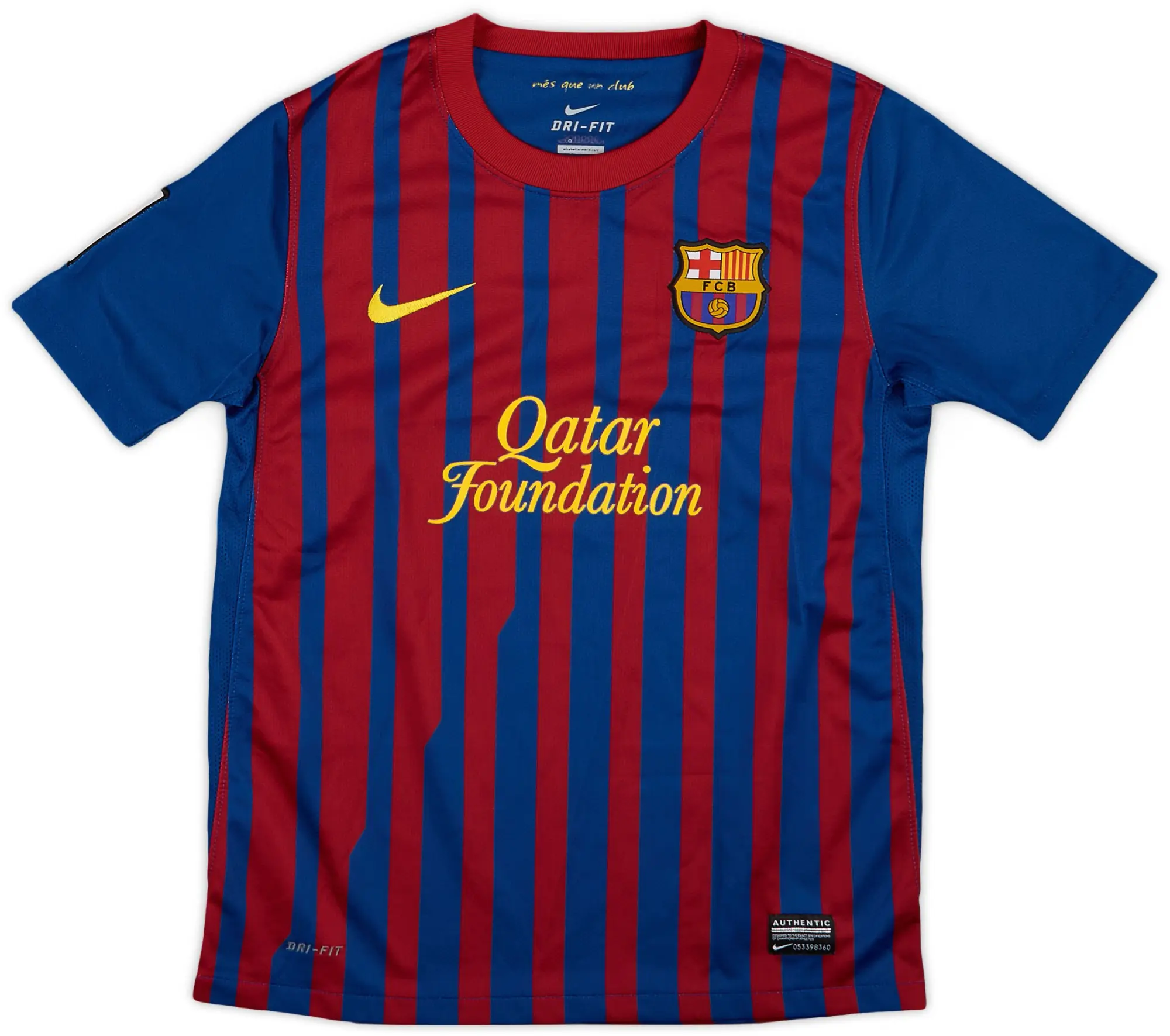 Nike 2011-12 Barcelona Home Shirt - 8/10 - (M.Boys)