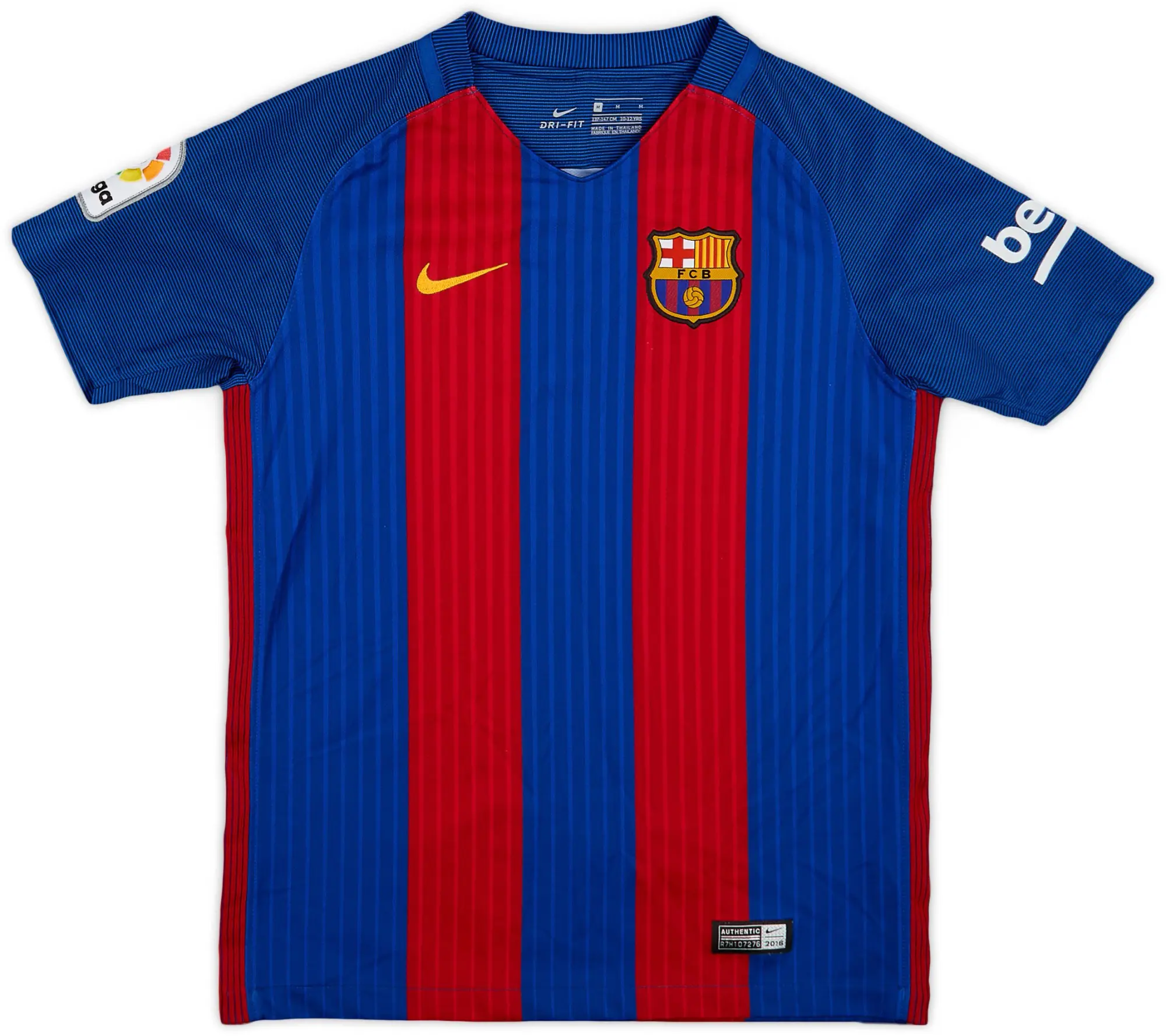 Nike 2016-17 Barcelona Home Shirt - 9/10 - (M.Boys)