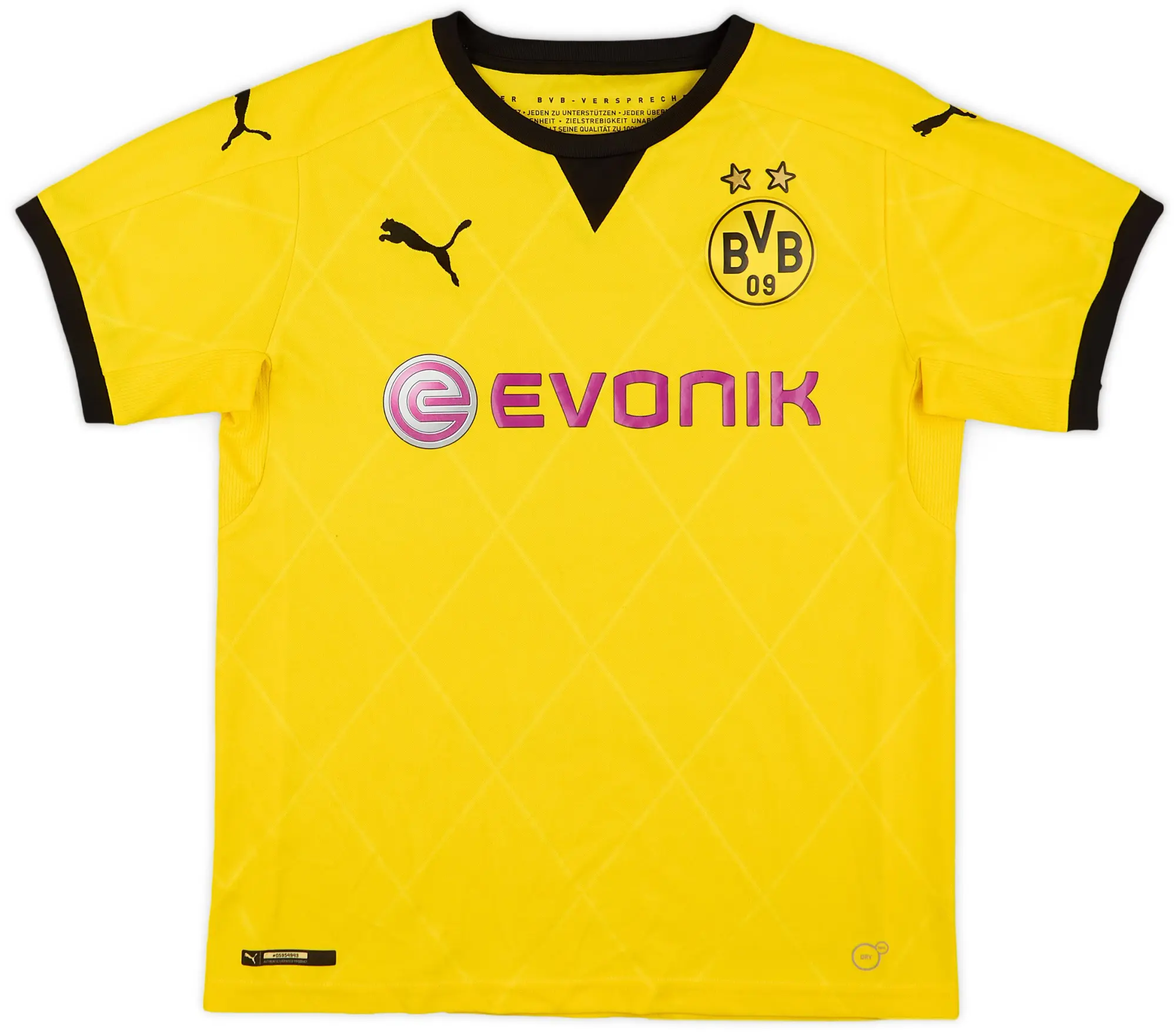 Puma 2015-16 Dortmund European Home Shirt - 8/10 - (L.Boys)