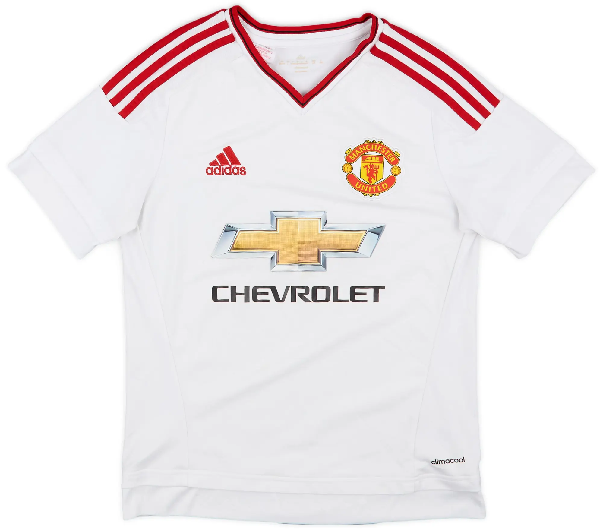 adidas 2015-16 Manchester United Away Shirt - 7/10 - (L.Boys)