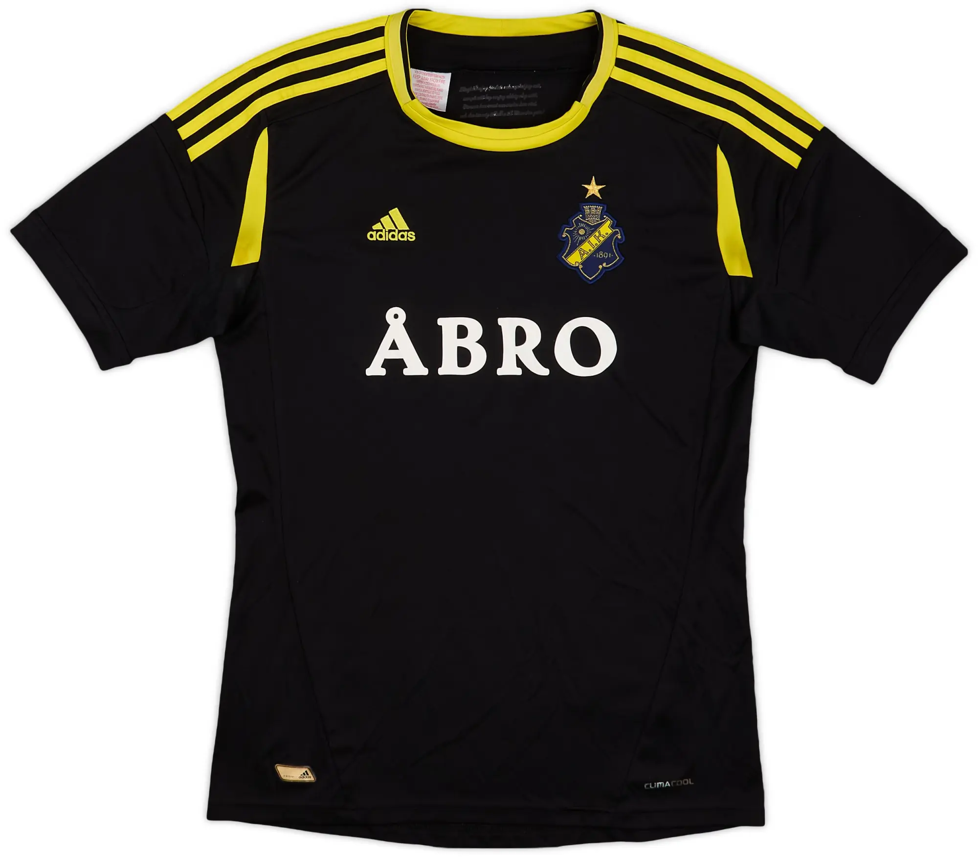 adidas 2013 AIK Stockholm Home Shirt - 8/10 - (XL.Boys)