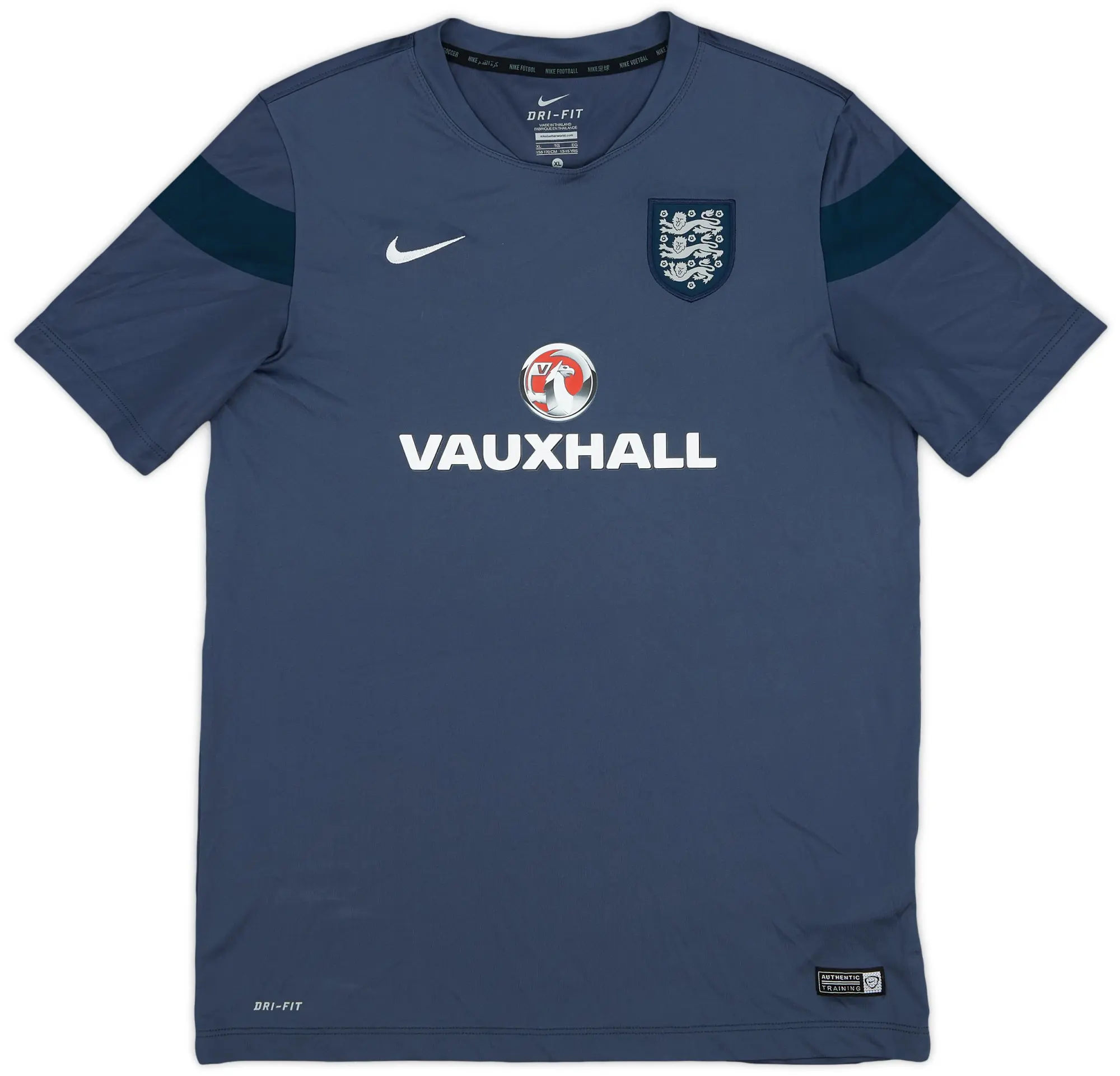2014-15 England Nike Training Shirt - 9/10 - (XL.Boys)