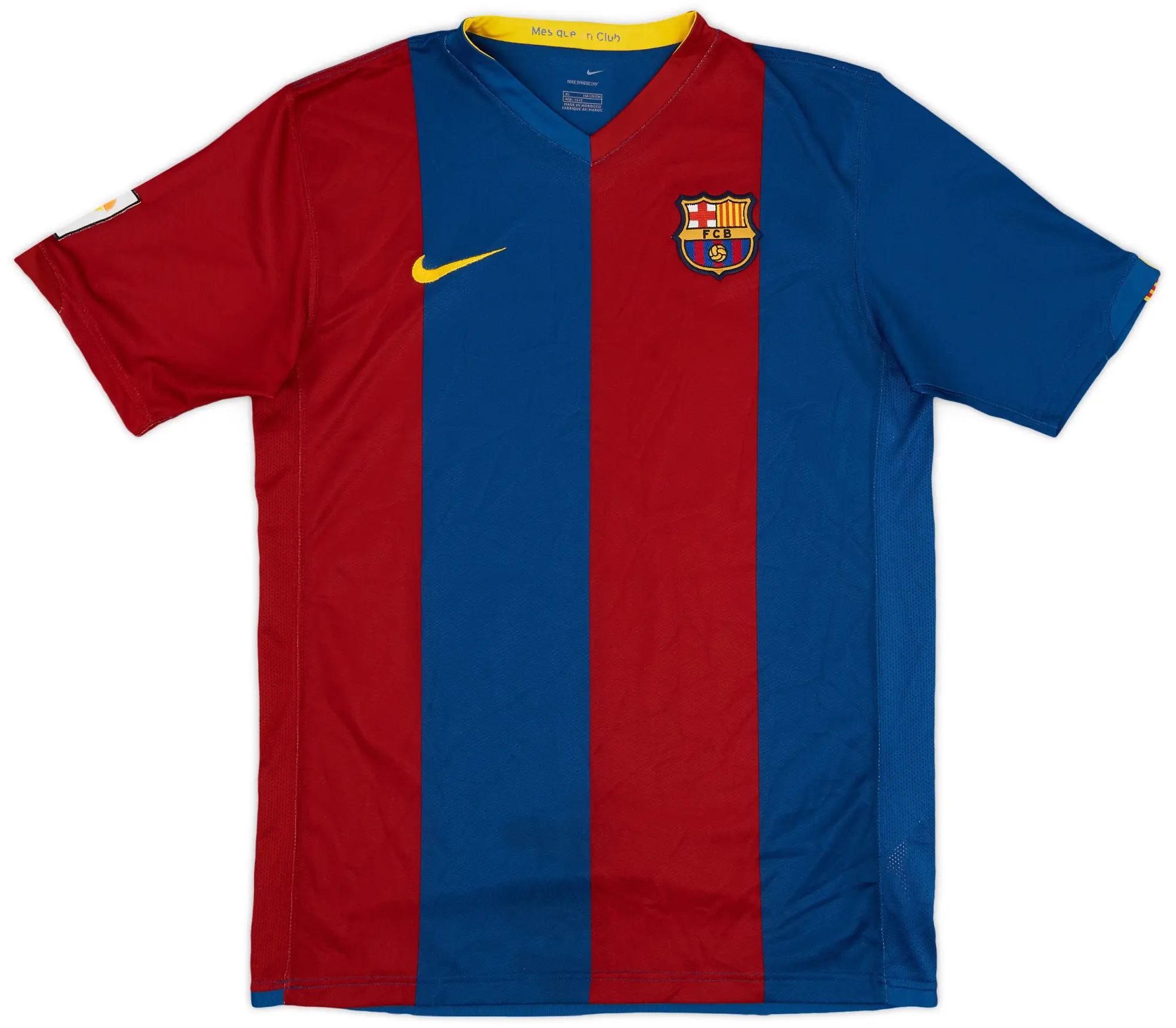 Nike 2006-07 Barcelona Home Shirt - 8/10 - (XL.Boys)