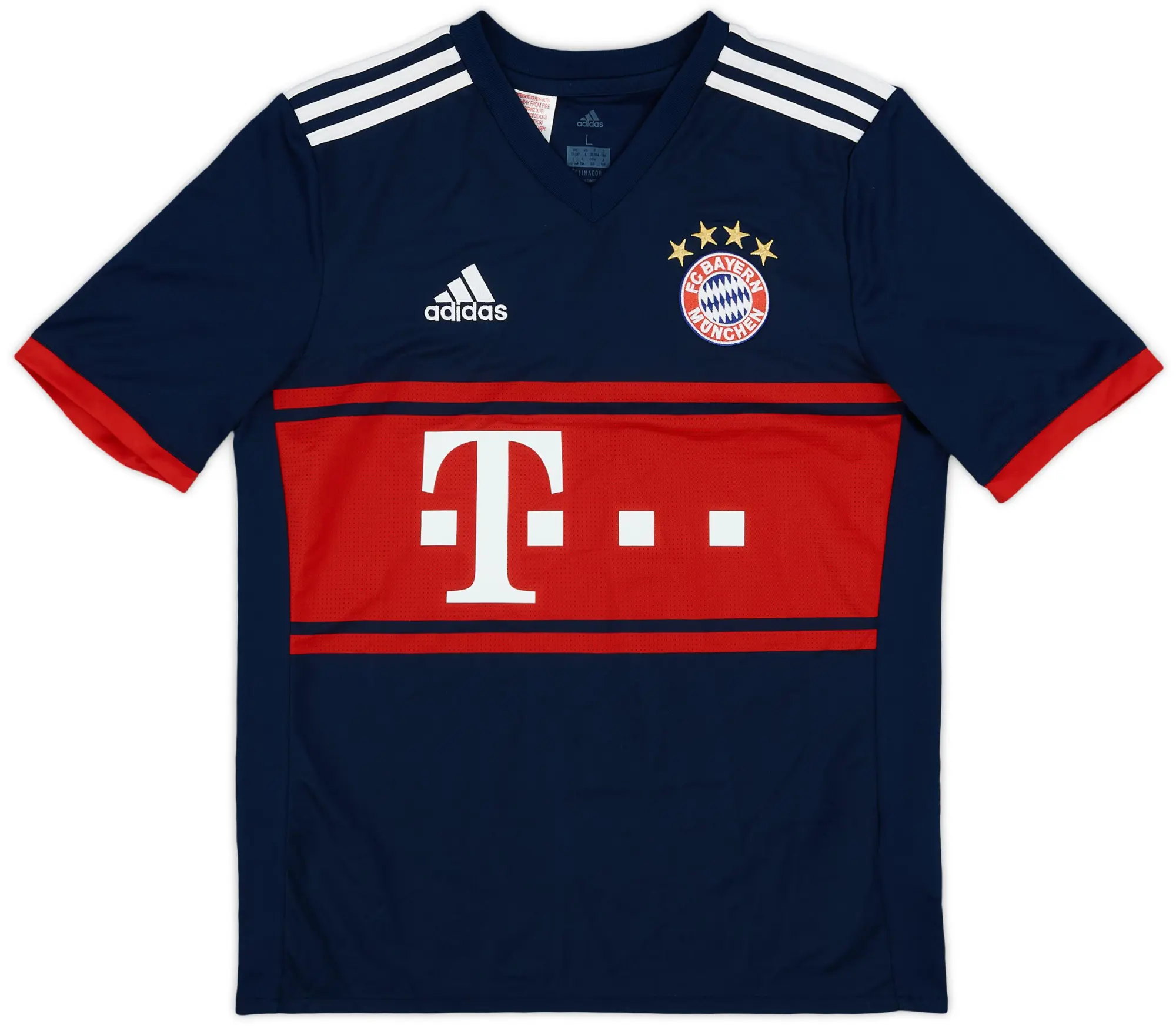 adidas 2017-18 Bayern Munich Away Shirt - 9/10 - (L.Boys)