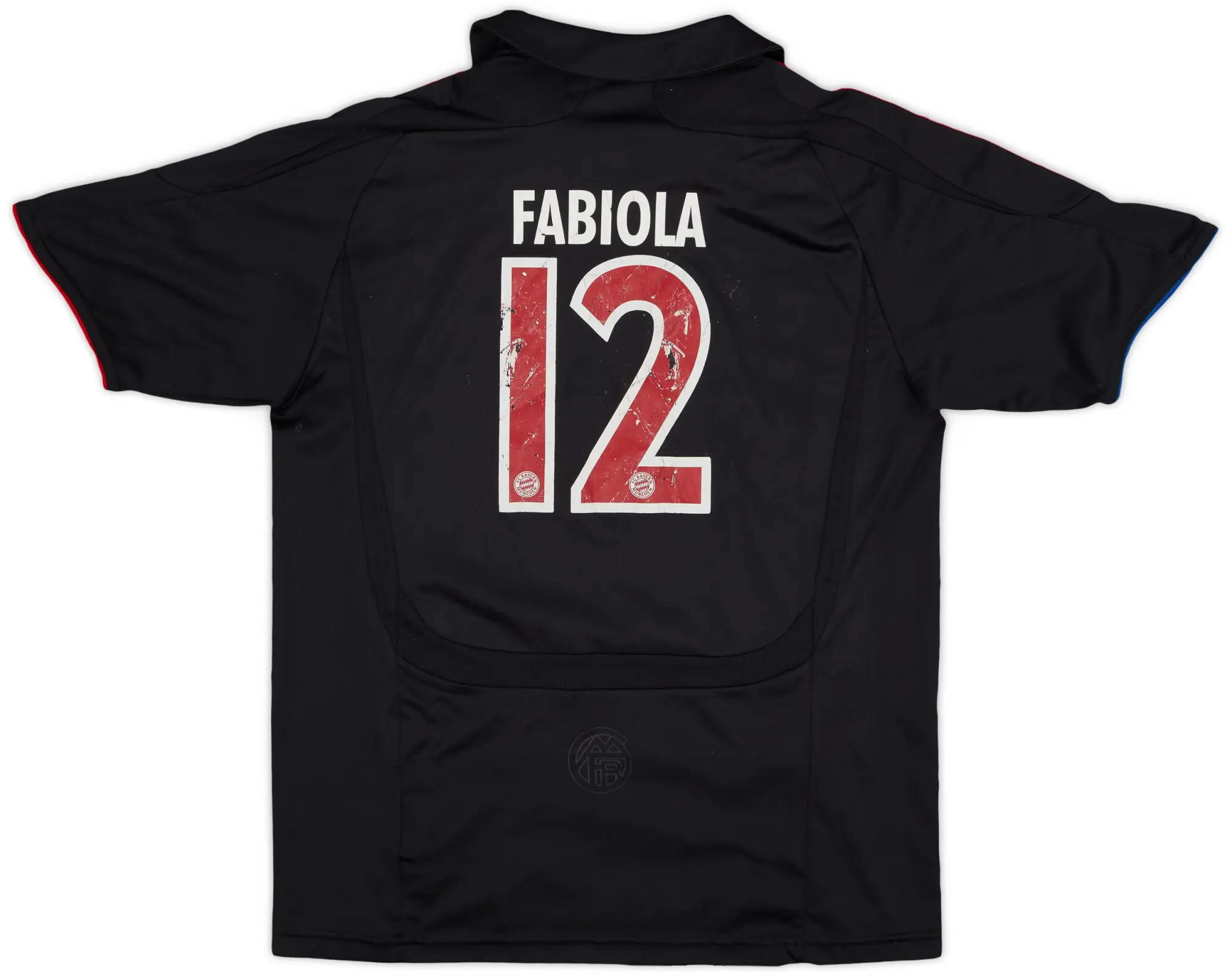 adidas 2007-08 Bayern Munich Third Shirt Fabiola #12 - 7/10 - (M.Boys)