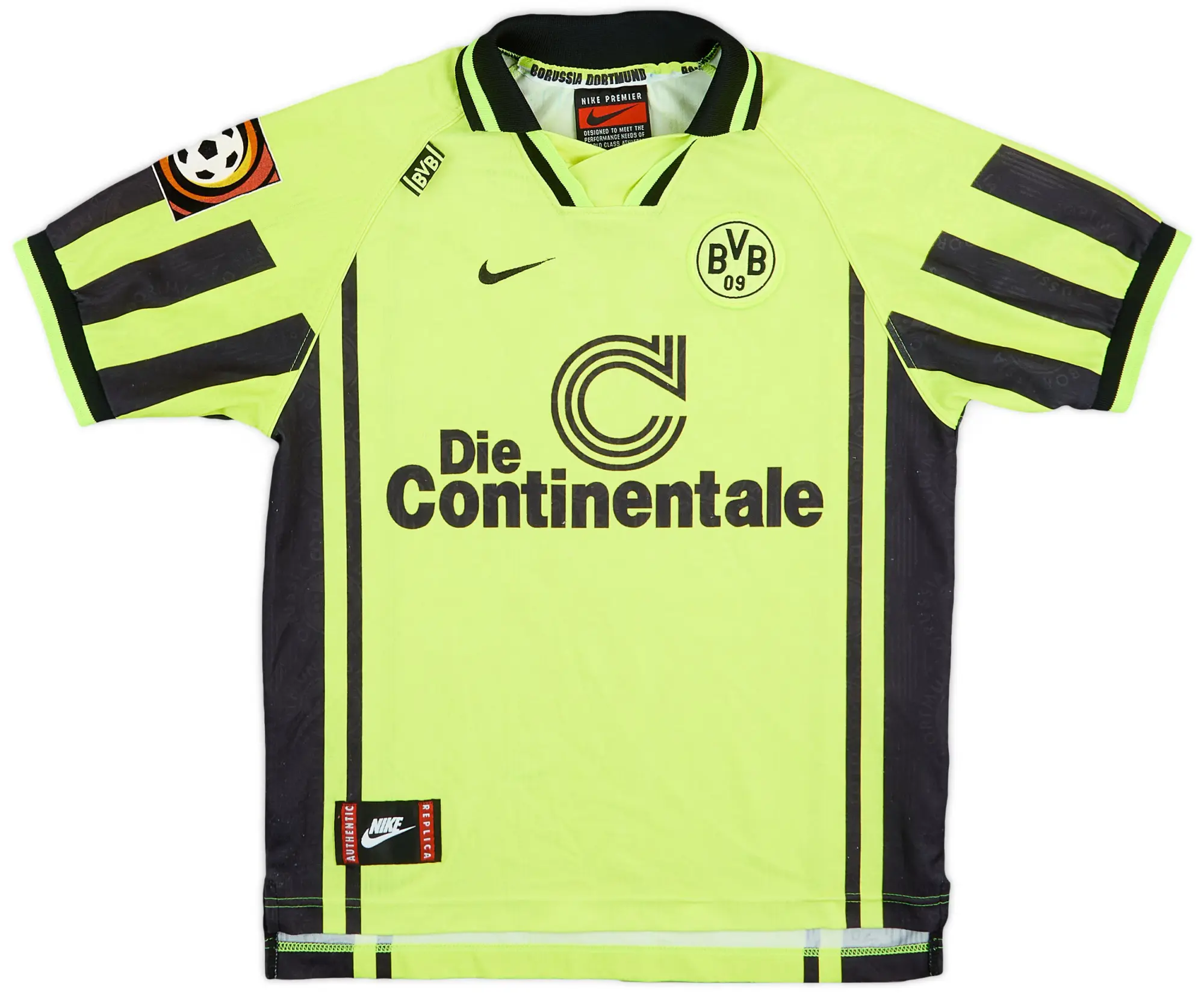 Nike 1996-97 Borussia Dortmund Home Shirt - 8/10 - (L.Boys)
