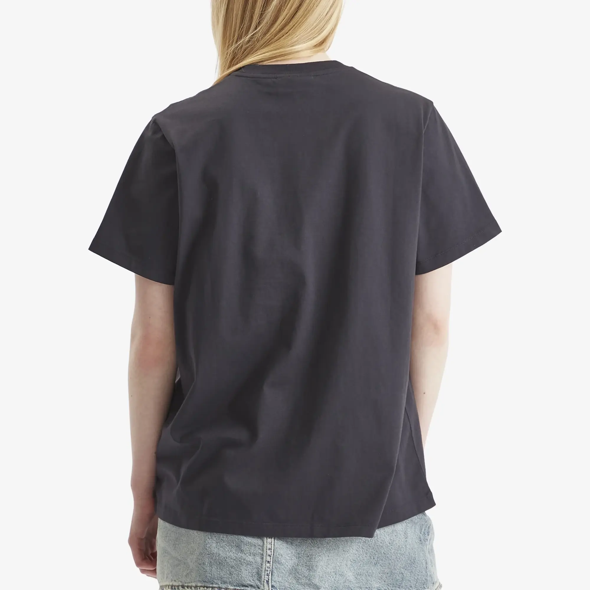 GANNI Women's BD Teddy Relaxed T-Shirt Phantom