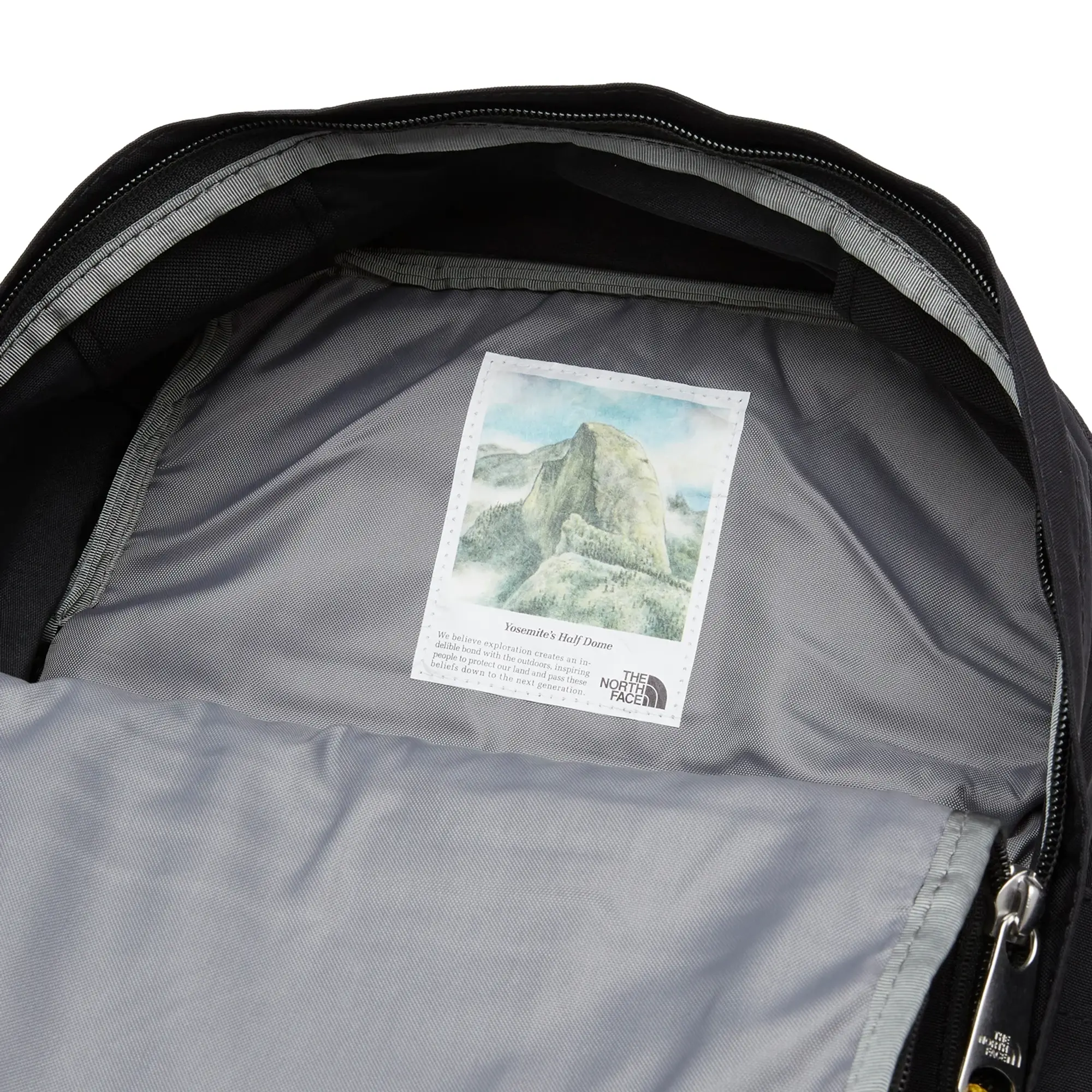 The North Face Berkeley Backpack In Black With Contrast Zips