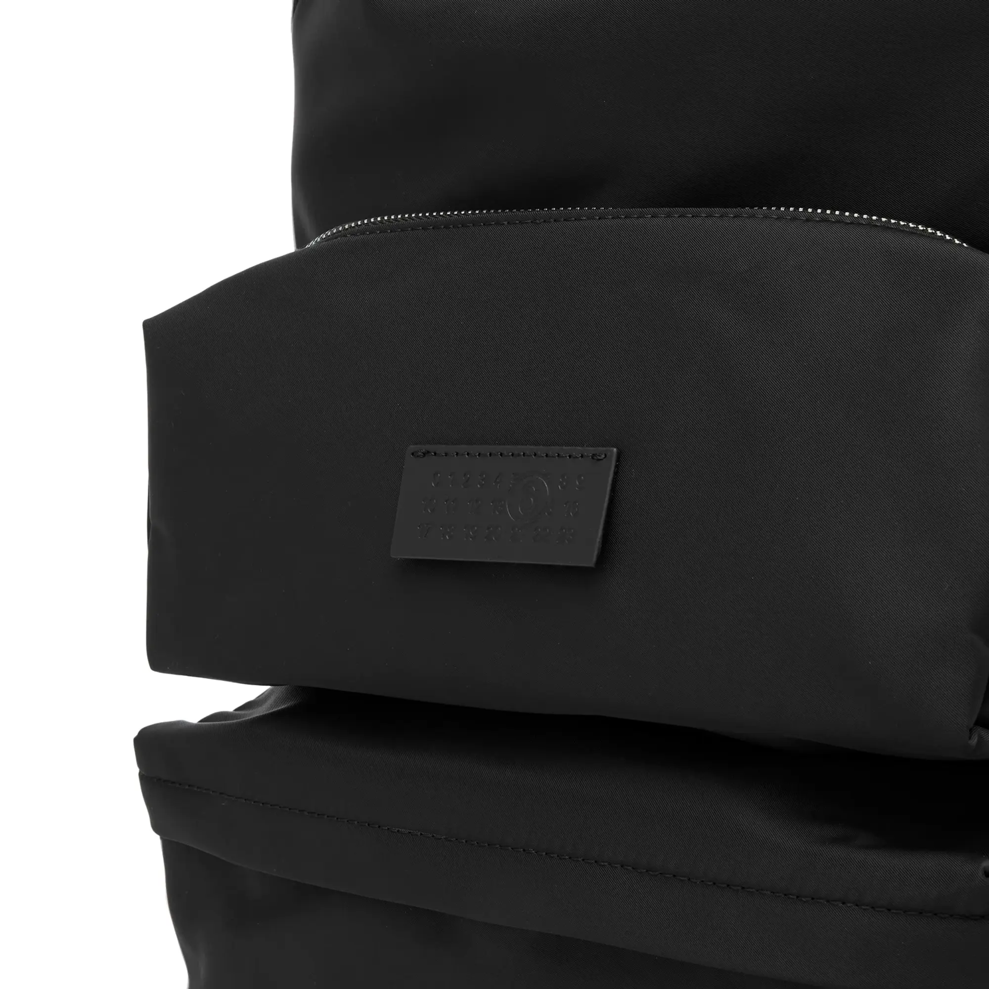 MM6 Maison Margiela Men's Three Pocket Backpack Black
